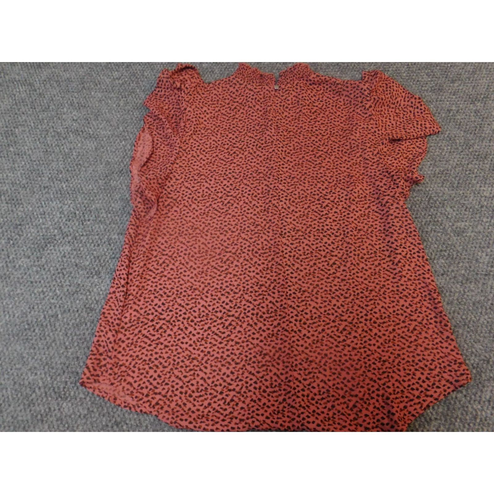 Apt. 9 Apt 9 Blouse M Women Casual Crew Neck Cotton Polyester Rayon Stretch Sleeveless Button Blue Pink Regular Non-Vintage Size M / US 6-8 / IT 42-44 - 7 Thumbnail