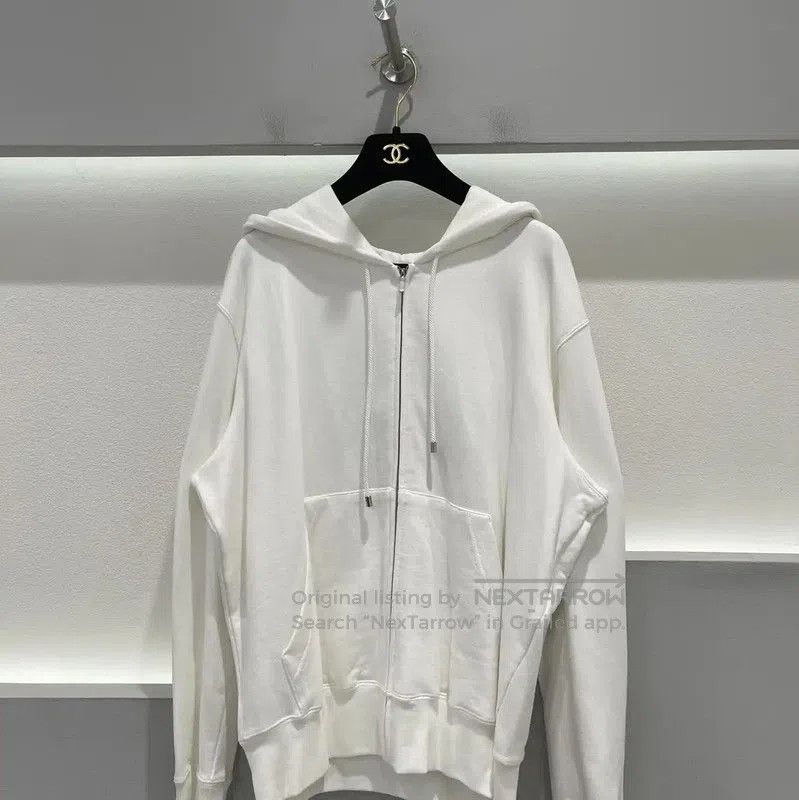 Chanel Chanel Women's White Hooded Jacket L Size . Size L / US 10 / IT 46 - 1 Thumbnail