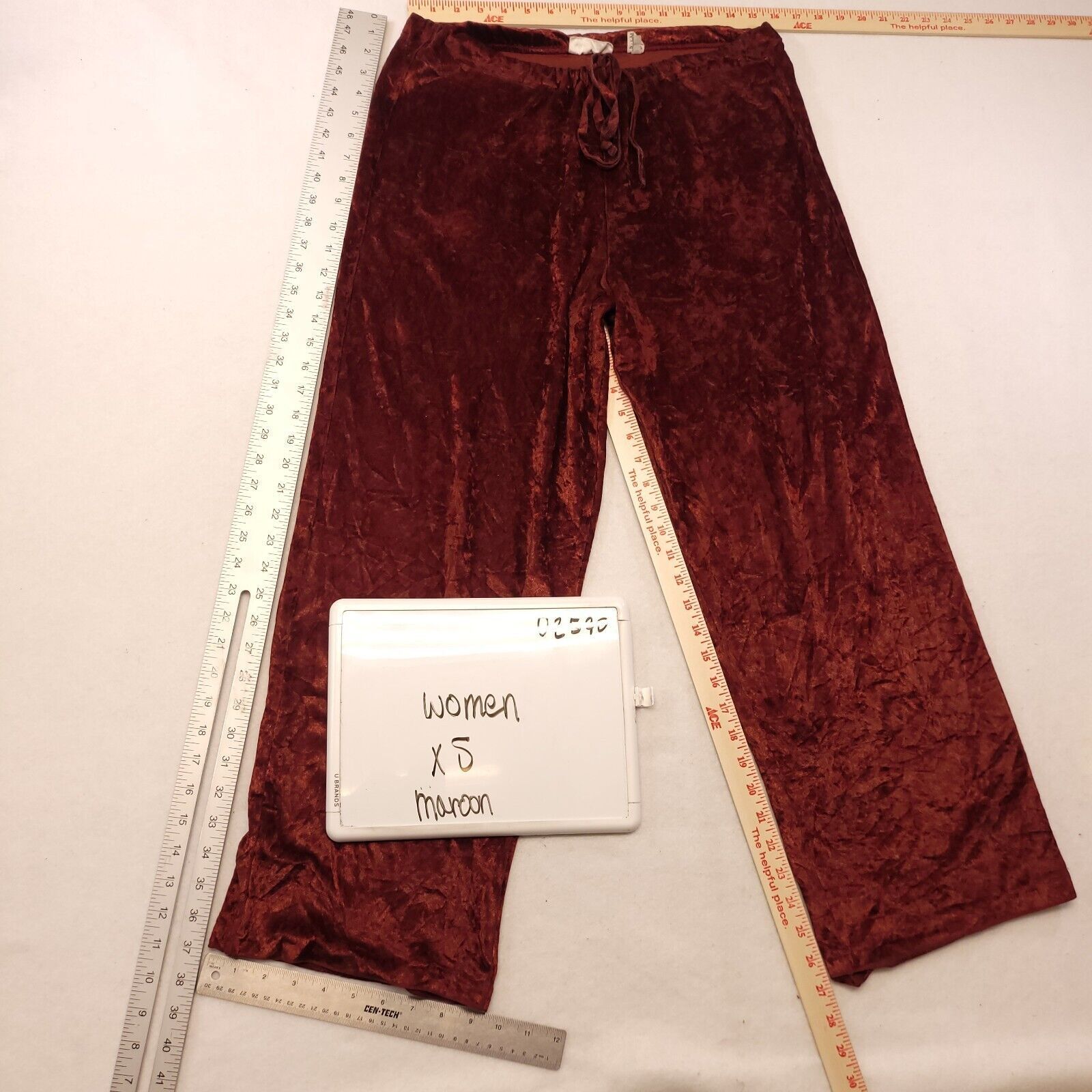 Victoria's Secret Victorias Secret Sleepwear Pajama Pants Women Size XS Maroon Size ONE SIZE - 9 Thumbnail