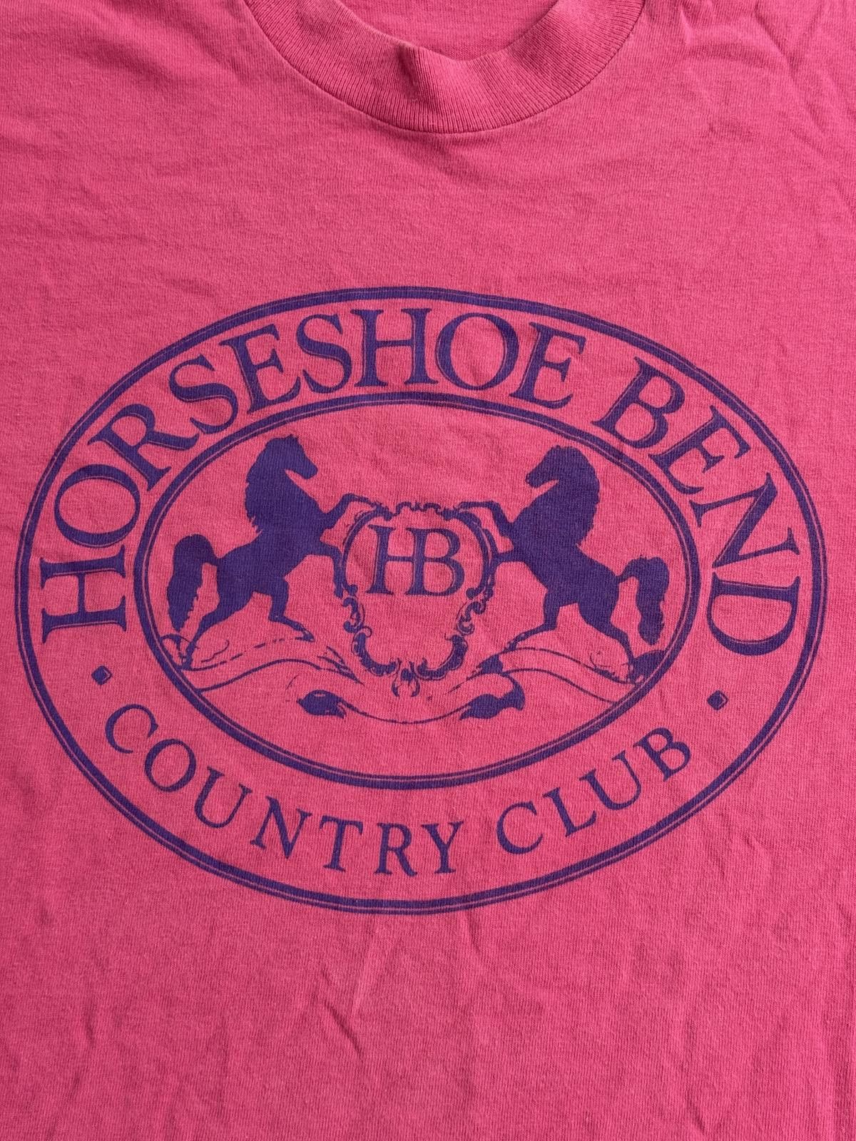 Fruit Of The Loom Vintage 90s Horshoe Bend Country Club T-shirt Roswell GA - L Size US L / EU 52-54 / 3 - 3 Thumbnail
