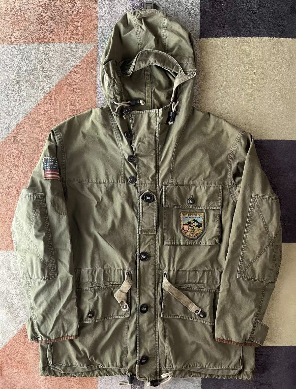 Polo Ralph Lauren RL Ralph Lauren Polo Military Green Mountain Parka K22 Size US L / EU 52-54 / 3 - 1 Thumbnail