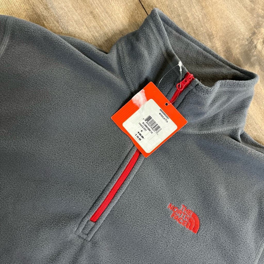 The North Face North Face Grey Athletic Quarterzip Jacket Men Medium -NWT Size US M / EU 48-50 / 2 - 2 Thumbnail