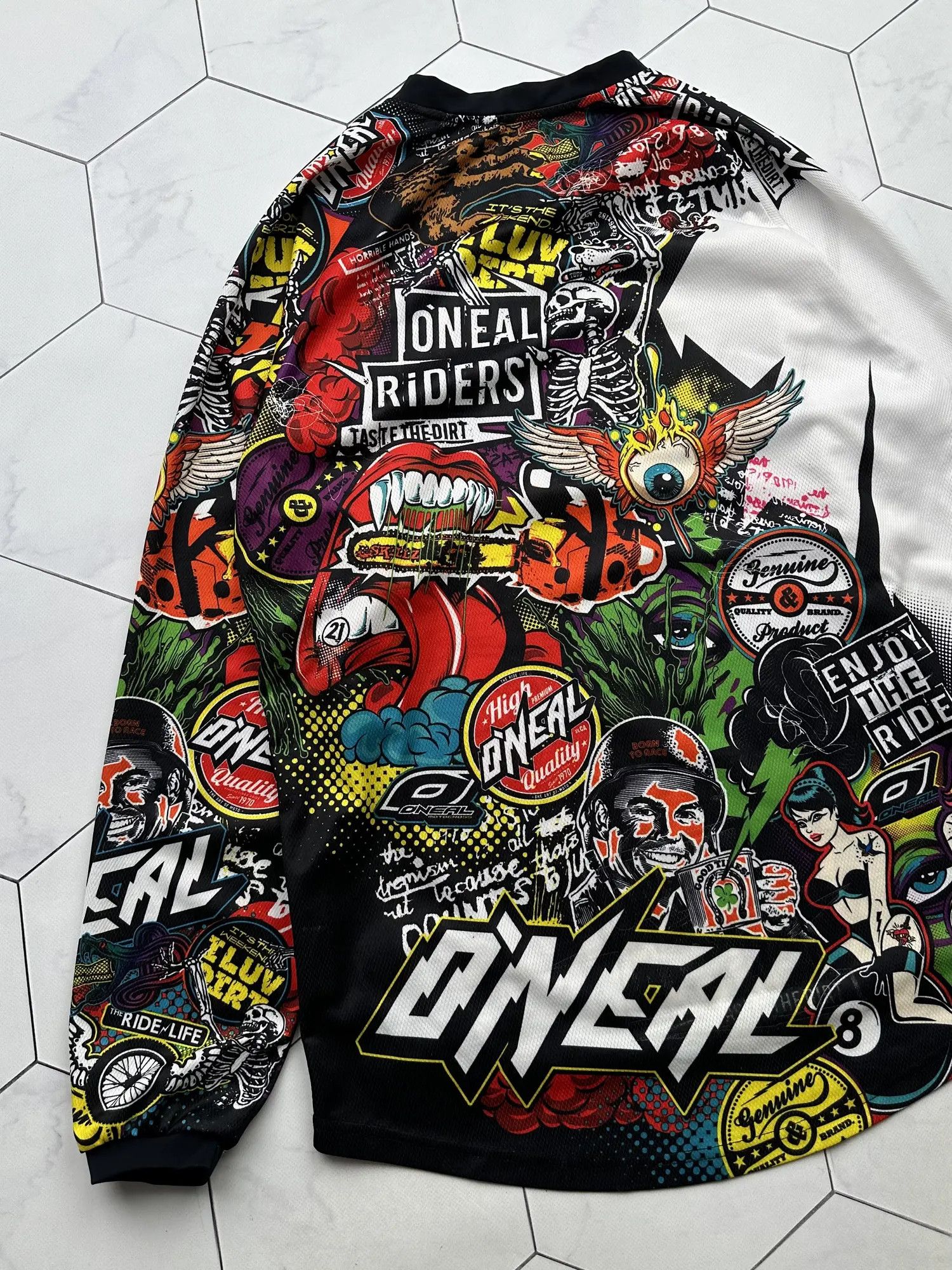 O'Neill O'Neal Motocross Mayhem Jersey Element Punk Rock (B393) Size US M / EU 48-50 / 2 - 13 Thumbnail
