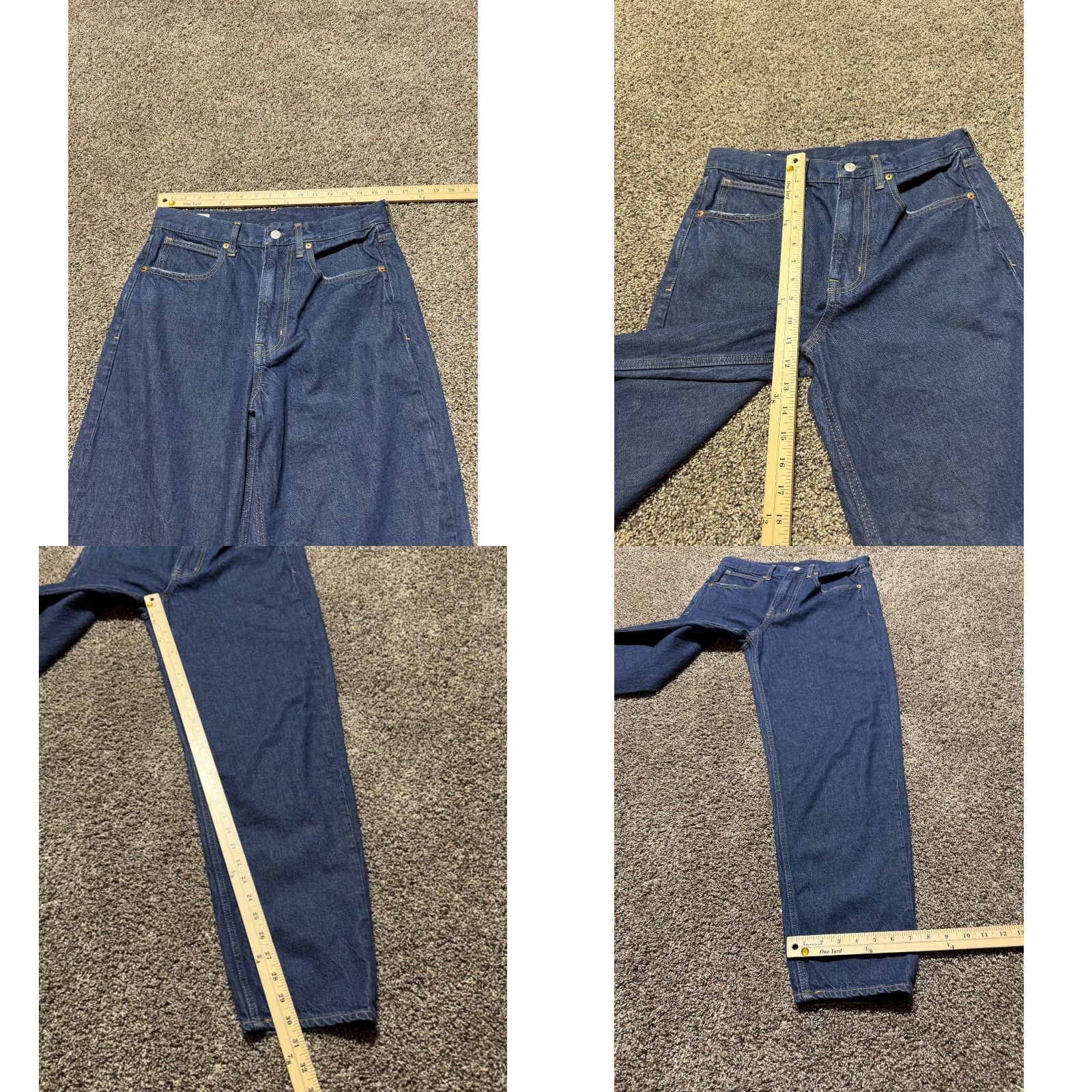 Gap VINTAGE Gap Barrel Women's Jeans Size 8 Tall Blue Denim 8/29 High Rise Mom 90s Womens Jeans Size 30" / US 8 / IT 44 - 8 Thumbnail