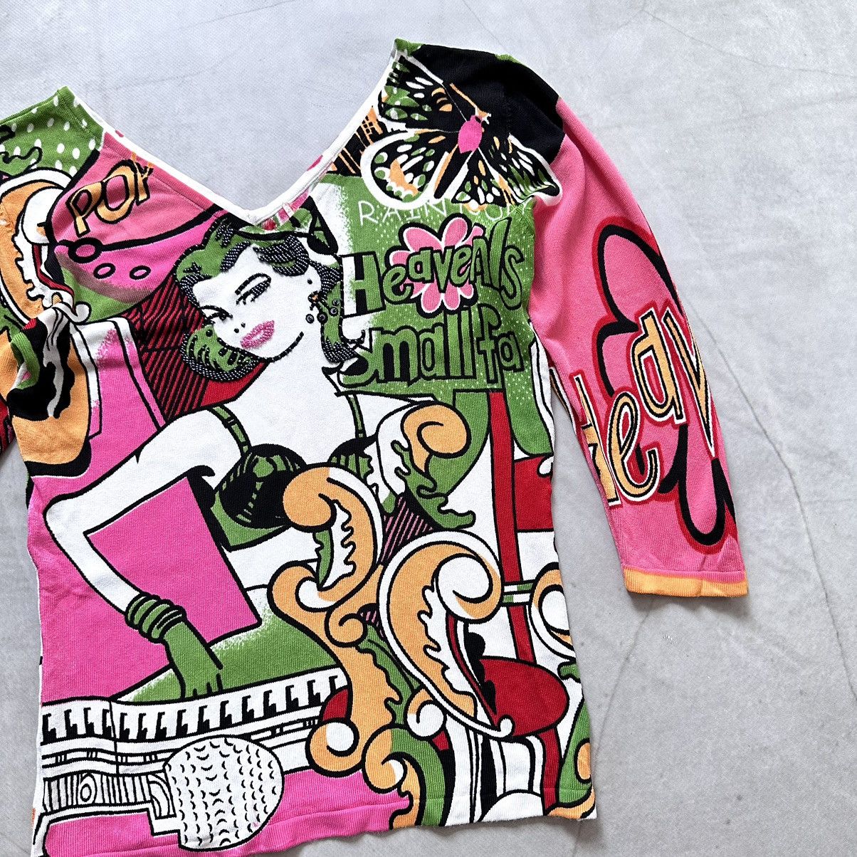 Hysteric Glamour Cute Girl Hysteric Glamour Vibe Sweater Top Cop Copine Style Size S / US 4 / IT 40 - 3 Thumbnail