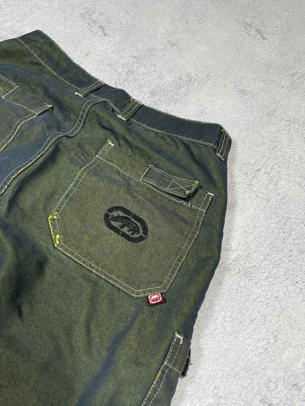 Ecko Unltd. Ecko Unltd Shiny Rap Jeans Vintage Baggy Fit Size US 35 - 5 Thumbnail