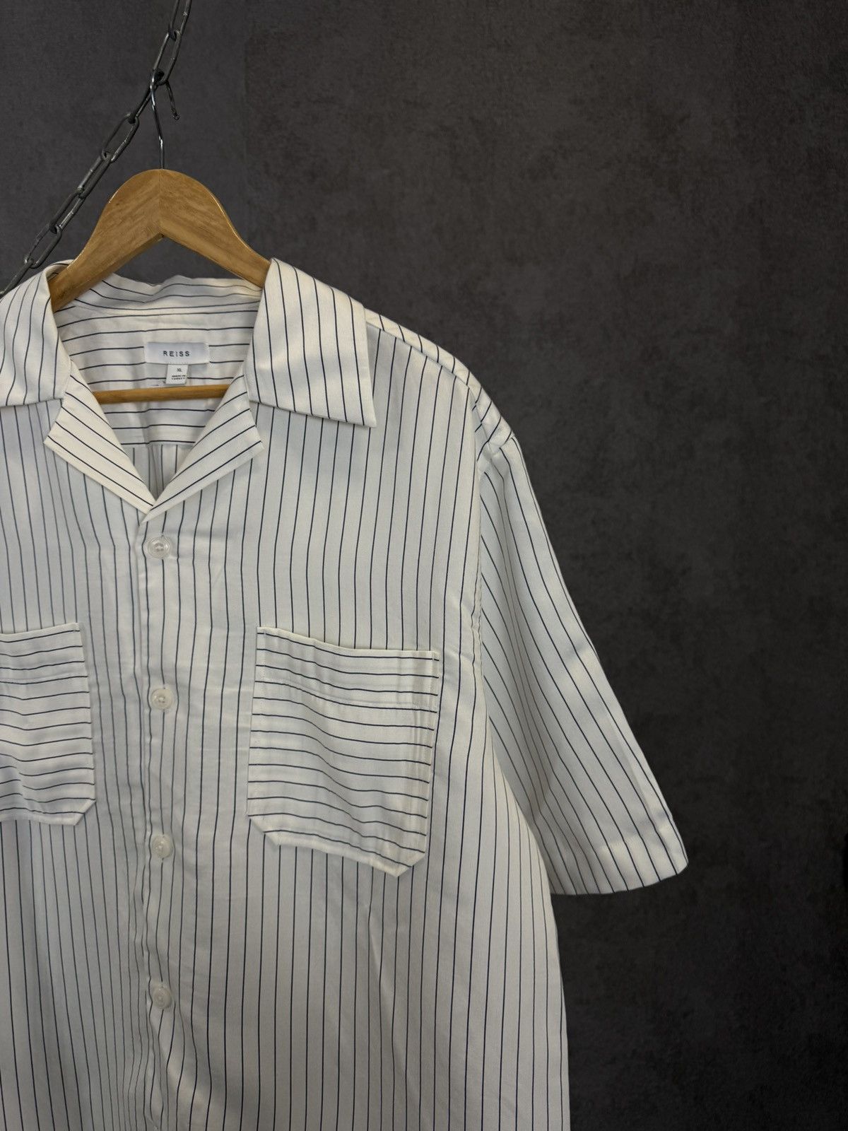 Reiss Reiss designer striped shirt Size US XL / EU 56 / 4 - 2 Thumbnail