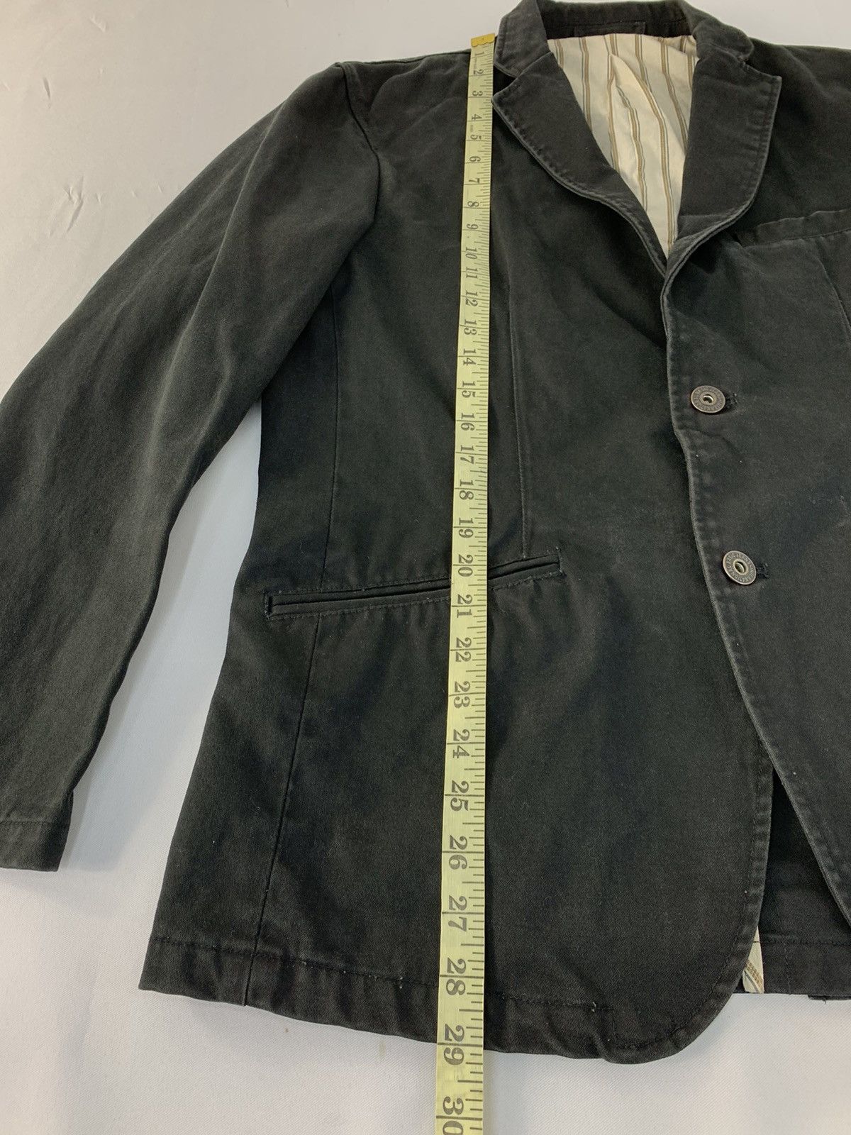 Japanese Brand Vintage Kansai Yamamoto Black Khakis Coat Jacket Size US L / EU 52-54 / 3 - 10 Thumbnail