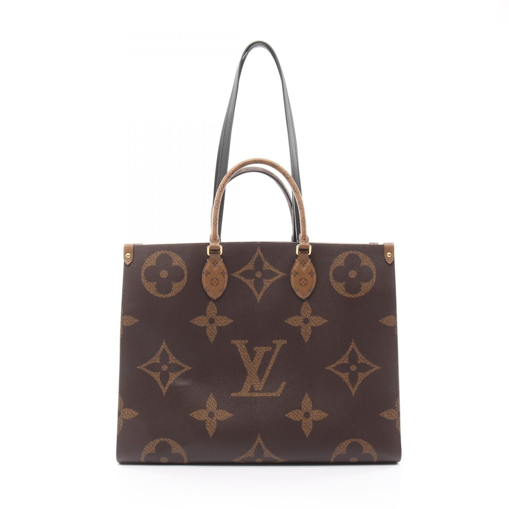 Louis Vuitton Louis Vuitton Louis Vuitton OnTheGo GM Monogram Giant Reverse Coated Canvas Tote Bag Textile Tote Bag M45320 DUTY FREE for USA Size ONE SIZE - 1 Thumbnail