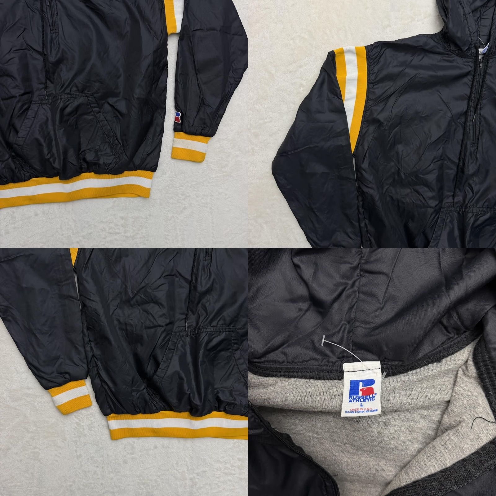 Russell Athletic VINTAGE Russell Northview Jacket Mens Large Hooded Windbreaker 1/2 Zip Size US L / EU 52-54 / 3 - 9 Thumbnail