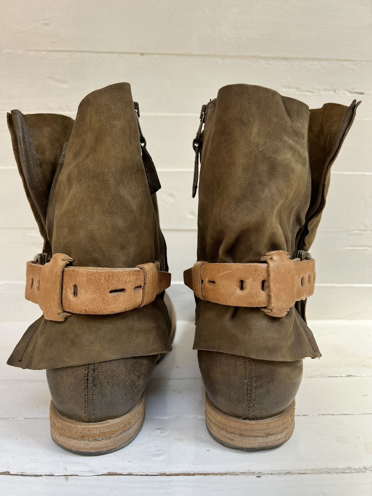 A.S.98 A.S.98 Leather Boho Biker Boot Size US 10 / IT 40 - 8 Thumbnail