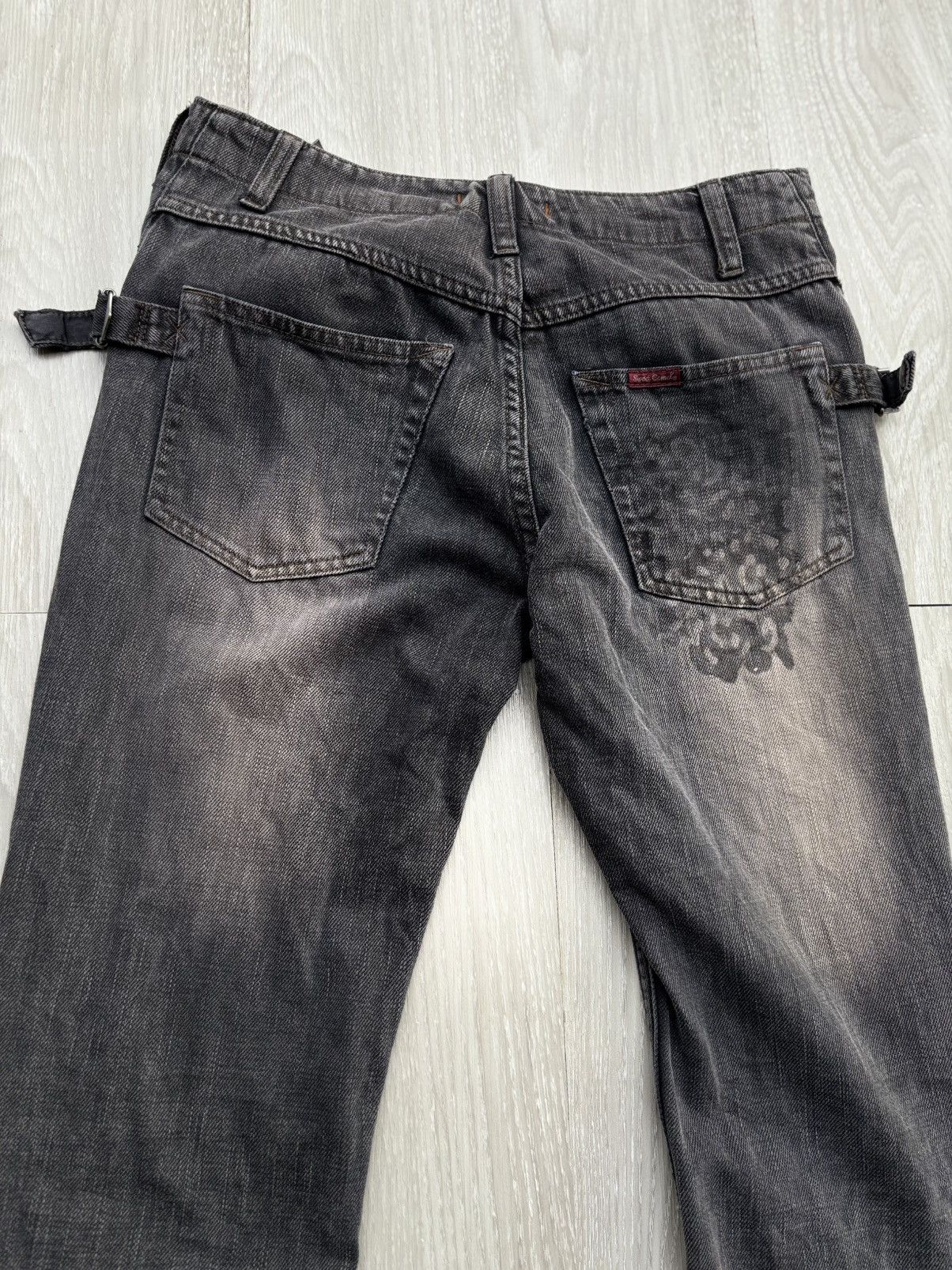 Japanese Brand SWEAT CAMEL lace up flare jeans Size US 26 / EU 42 - 9 Thumbnail