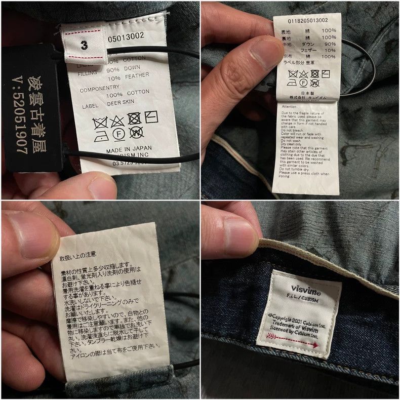 Visvim Visvim Washing to make old denim down jacket coat-2506 Size US L / EU 52-54 / 3 - 8 Thumbnail
