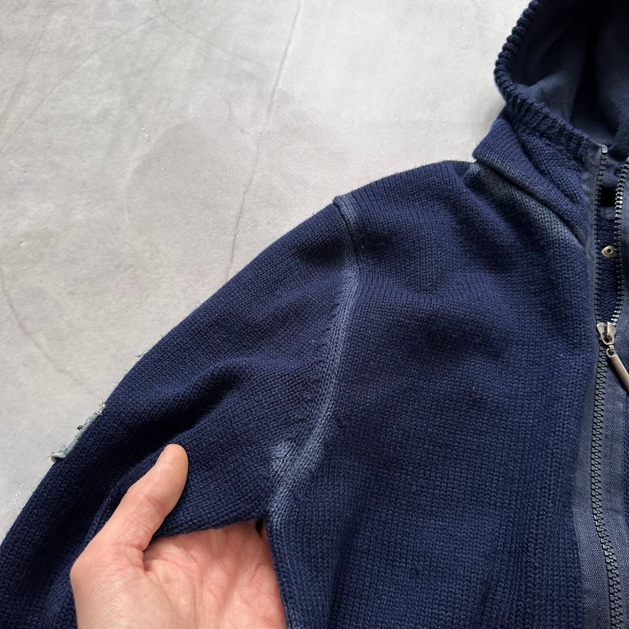 Hysteric Glamour × Undercover 00s Military Painted Zip Hoodie Napoleon Buzz Rickson’s Vibe Size US L / EU 52-54 / 3 - 9 Thumbnail