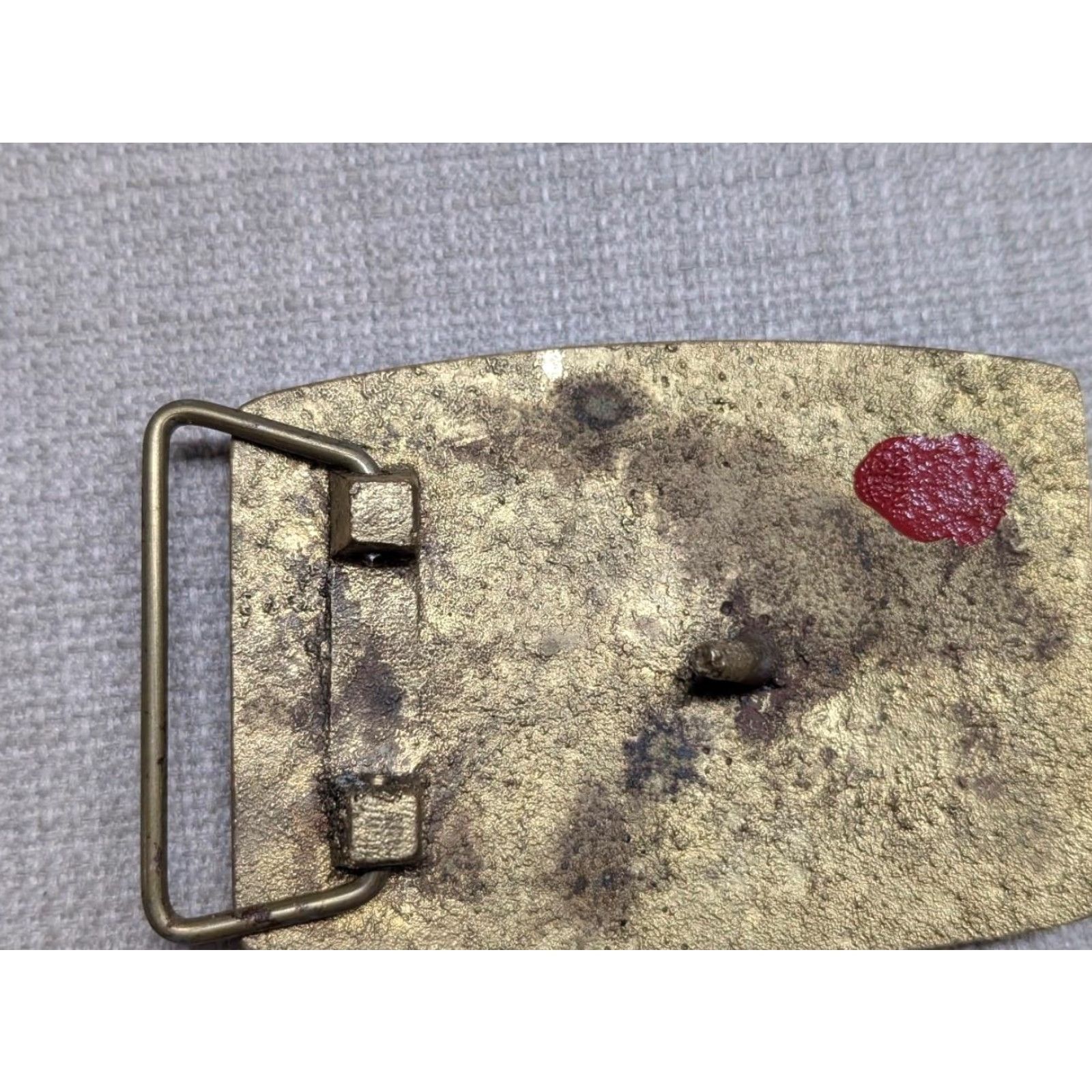 Vintage VINTAGE belt buckle MICHIGAN BELL brass telephone western lineman Size ONE SIZE - 3 Thumbnail