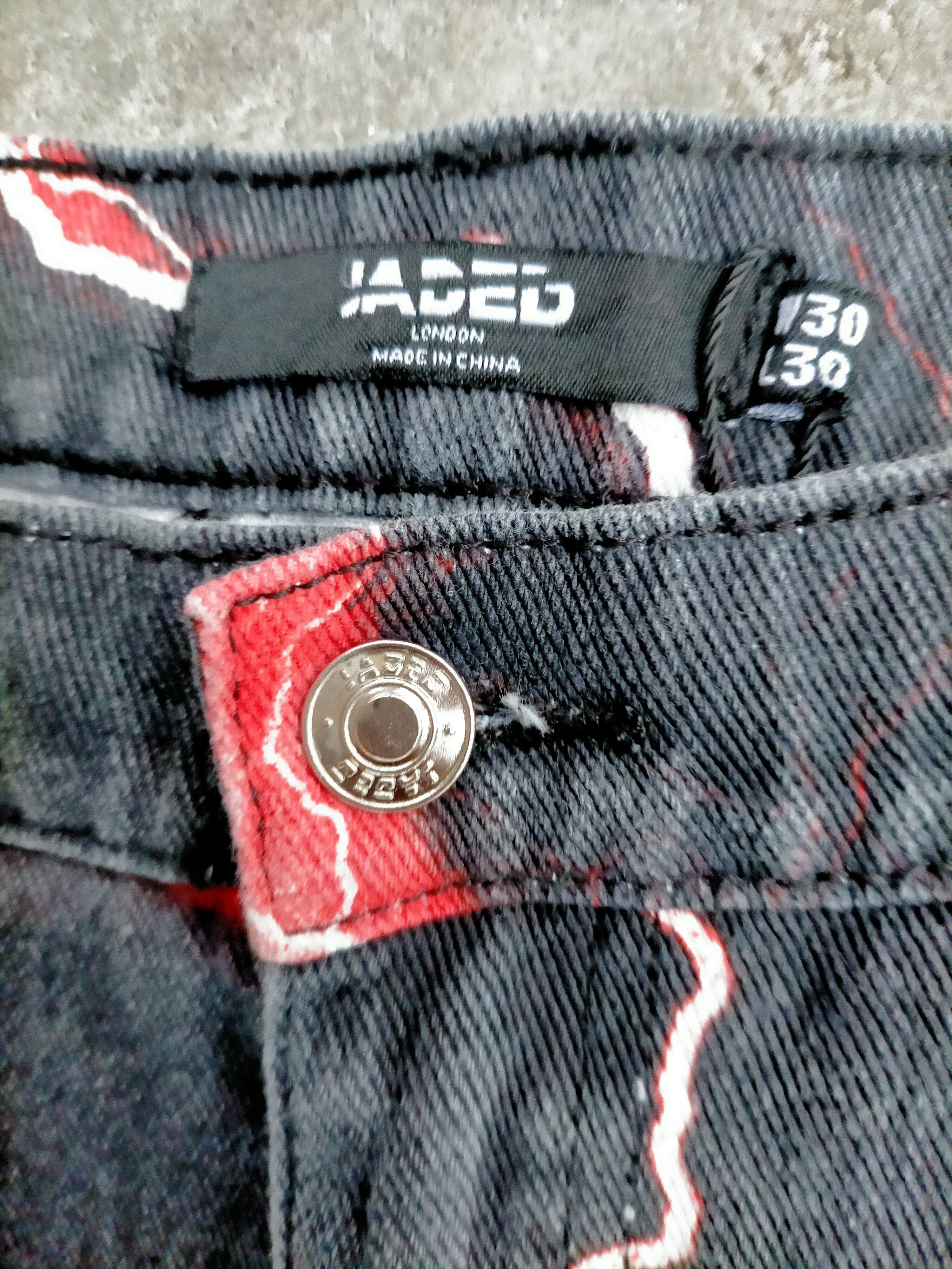 Jaded London BNWT Jaded London Lightning Denim Pants Size US 32 / EU 48 - 15 Thumbnail