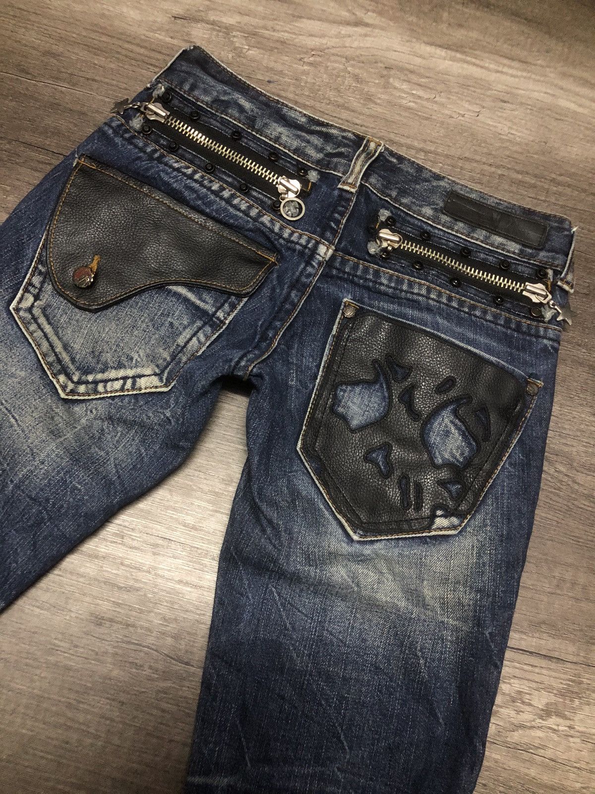 Japanese Brand Romany Denim Jeans like Hysteric Glamour design Size 28" / US 6 / IT 42 - 5 Thumbnail