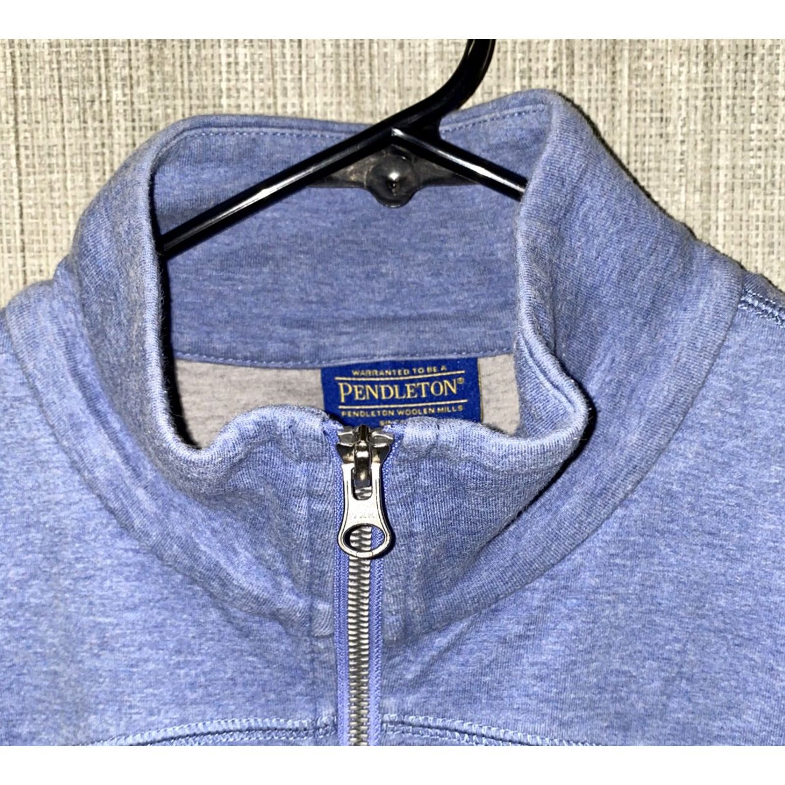Pendleton Pendleton Jacket Womens S Blue Light Cotton Full Zip Size S / US 4 / IT 40 - 3 Thumbnail