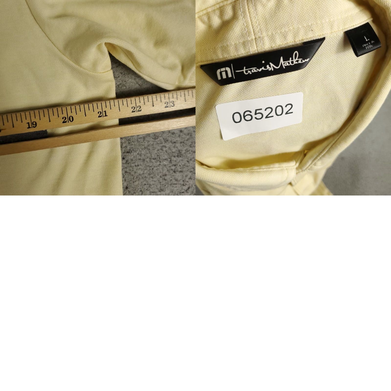 TravisMathew Travis Mathew Polo Shirt Mens L Yellow Golf Casual Short Sleeve Shirt Men Yellow Polo Shirt 90s? Size US L / EU 52-54 / 3 - 8 Thumbnail