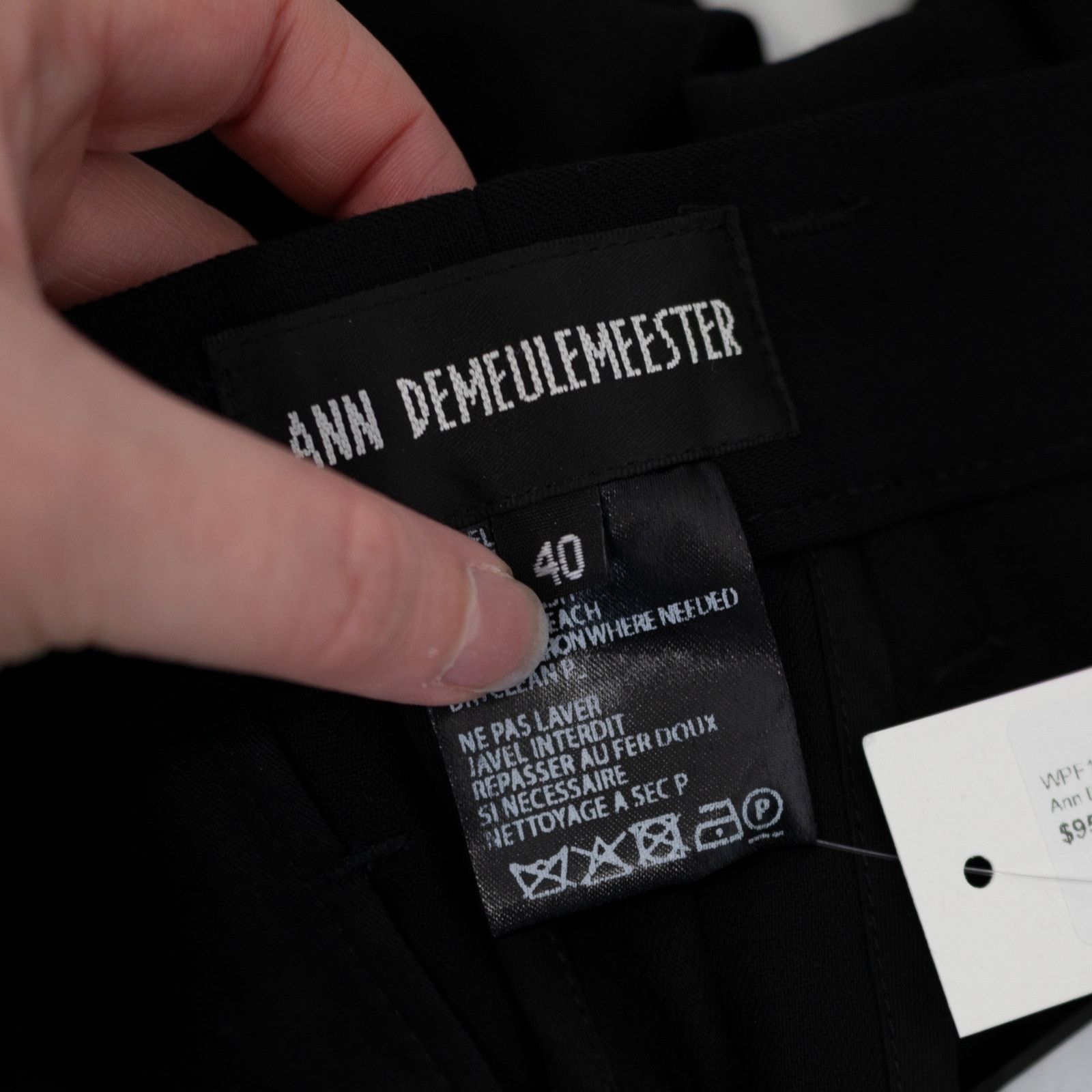 Ann Demeulemeester Ann Demeulemeester Pleated Trouser Size 28" / US 6 / IT 42 - 8 Thumbnail