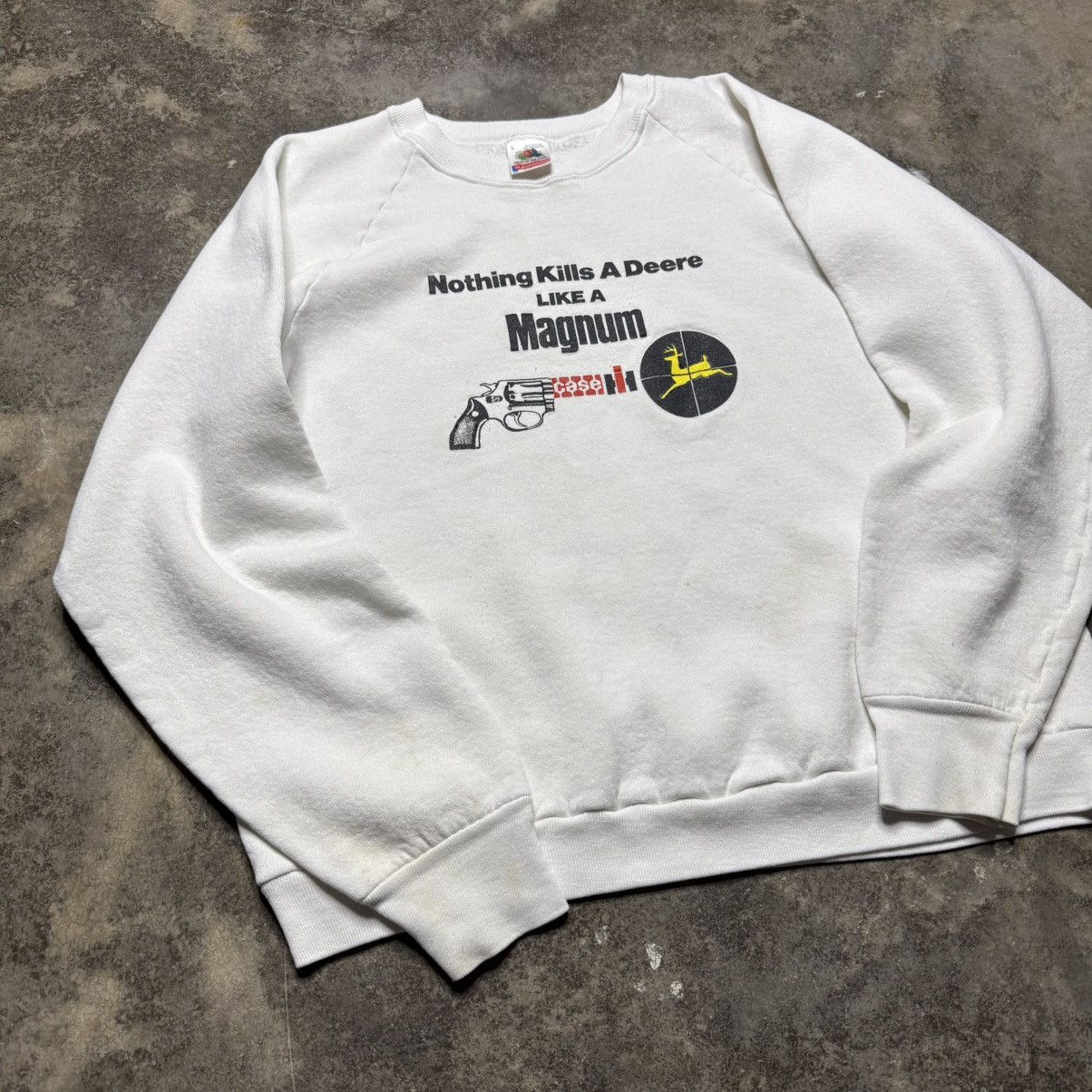 Vintage vintage magnum gun john deere parody sweatshirt Size US L / EU 52-54 / 3 - 1 Thumbnail