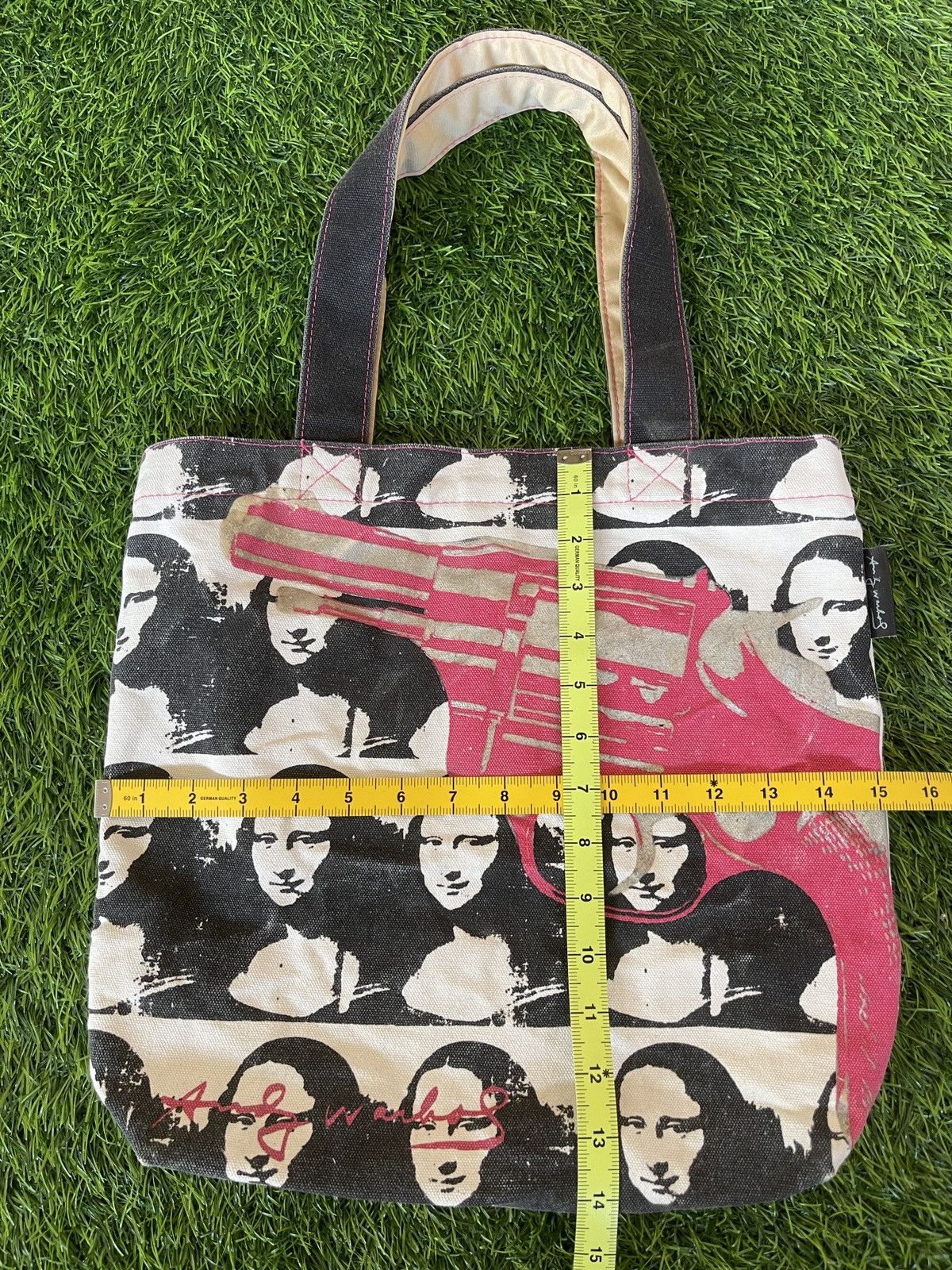 Andy Warhol Very Rare🔥Andy Warhol x Monalisa tote Bag Size ONE SIZE - 14 Thumbnail