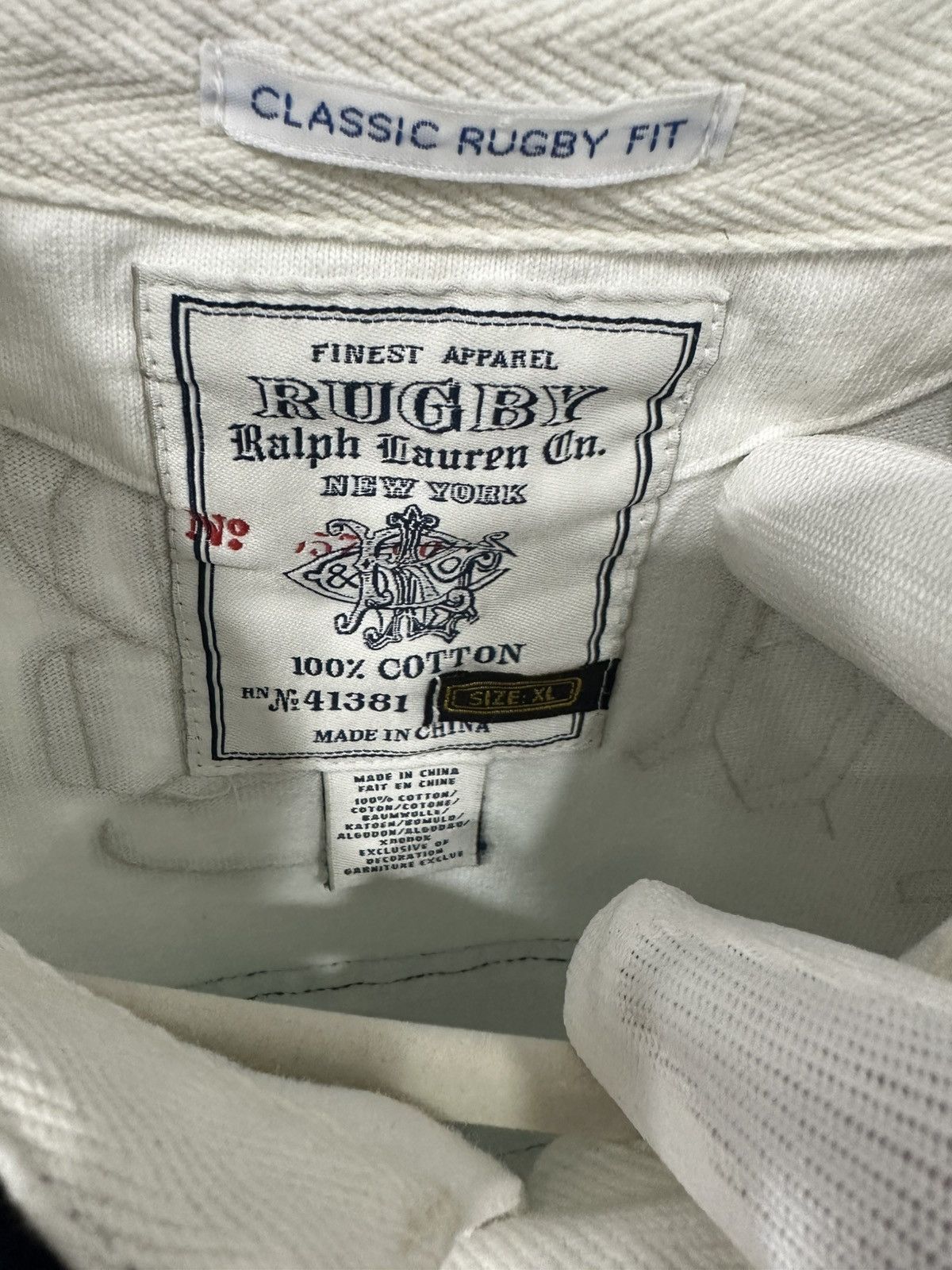 Rugby Ralph Lauren Rugby Ralph Lauren Old Boyz Rugby White XL Size US XL / EU 56 / 4 - 4 Thumbnail