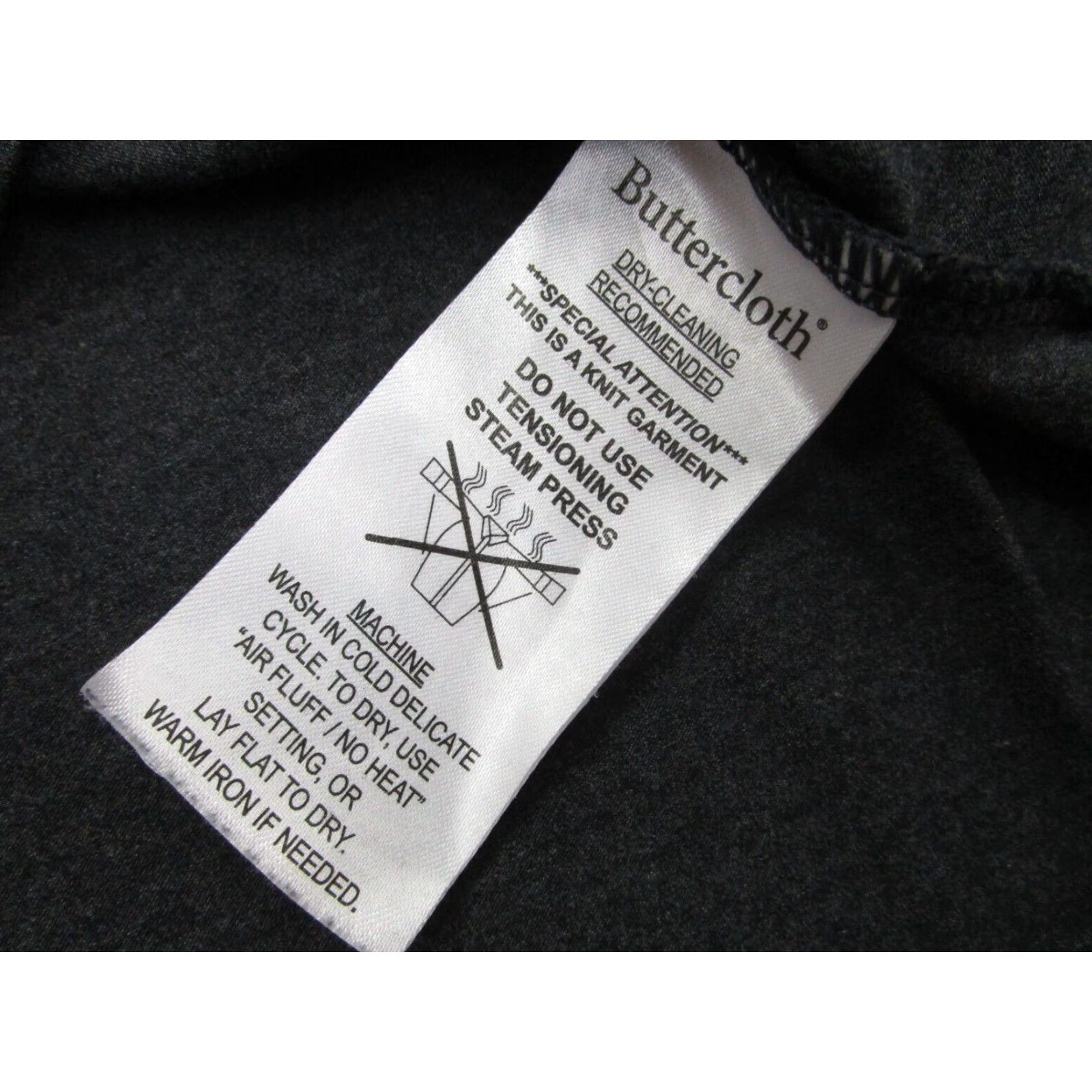 Vintage Buttercloth Shirt Gray XL Regular Slim Fit Short Sleeve Cotton Jersey Grunge Mens Size US XL / EU 56 / 4 - 5 Thumbnail