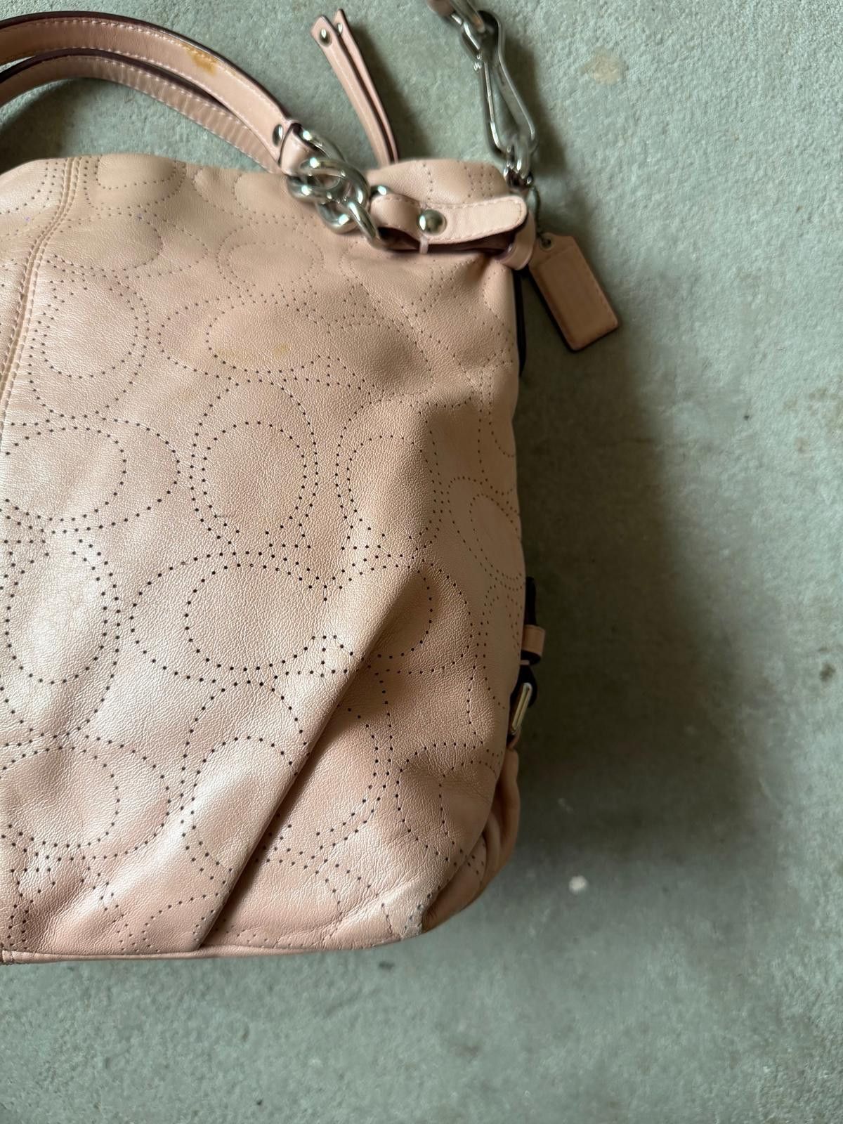 Coach Coach 2Way Signature Brooke Hobo Shoulder Bag Pink Size ONE SIZE - 8 Thumbnail