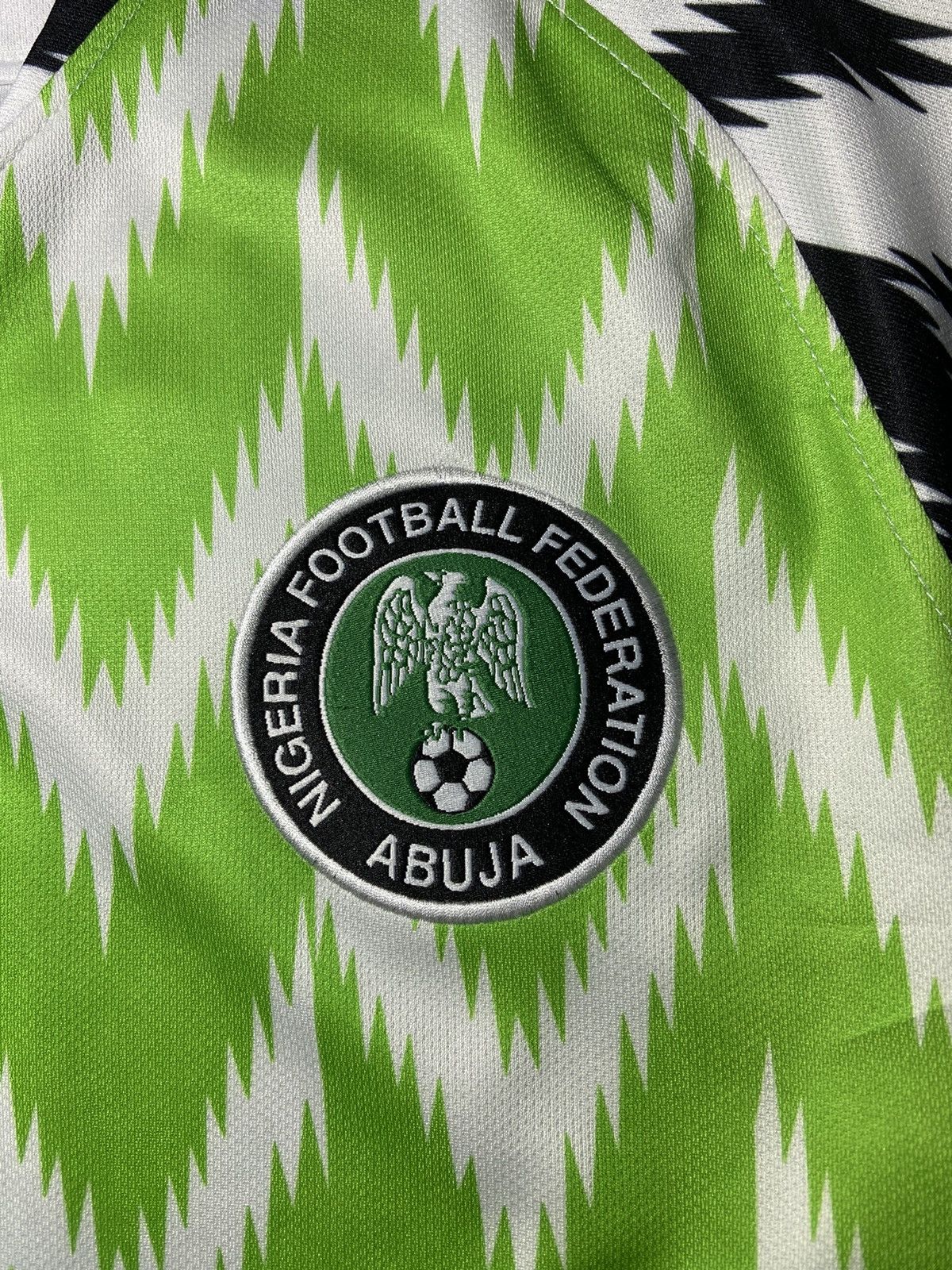 Nike 💥Nigeria Iheanacho #8 2012 prayer football jersey t-shirt‼️ Size US L / EU 52-54 / 3 - 4 Thumbnail