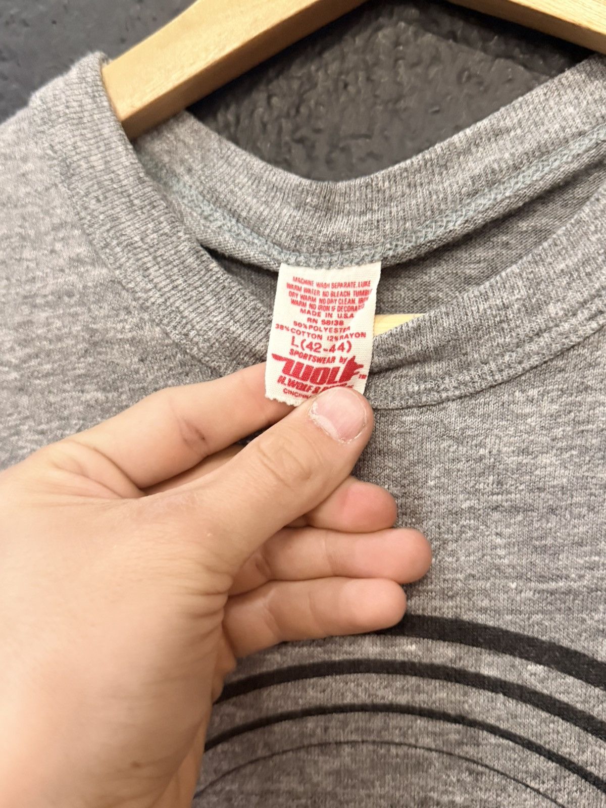 Vintage Vintage text tee Size US L / EU 52-54 / 3 - 2 Thumbnail