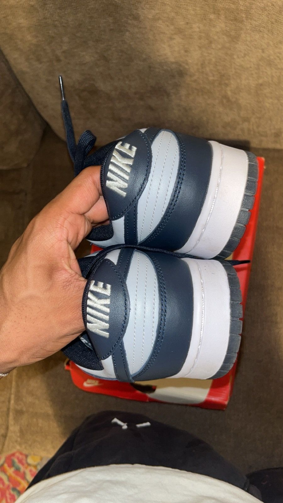 Nike Size 13 - Nike Dunk Low Georgetown Size US 13 / EU 46 - 4 Thumbnail