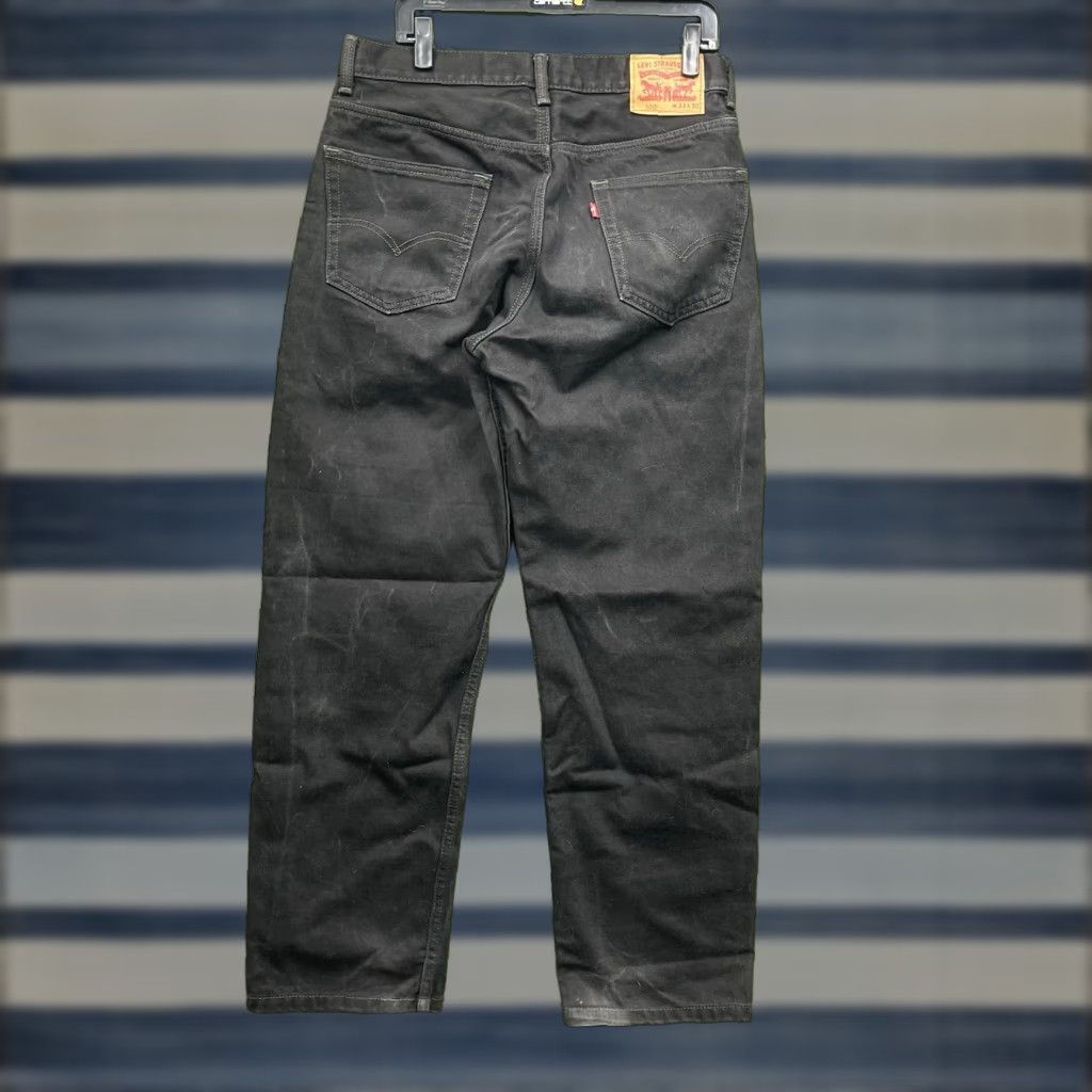Levi's Levi's 550 Jeans Mens 33x30 Black Relaxed Fit Denim Size US 33 - 1 Thumbnail