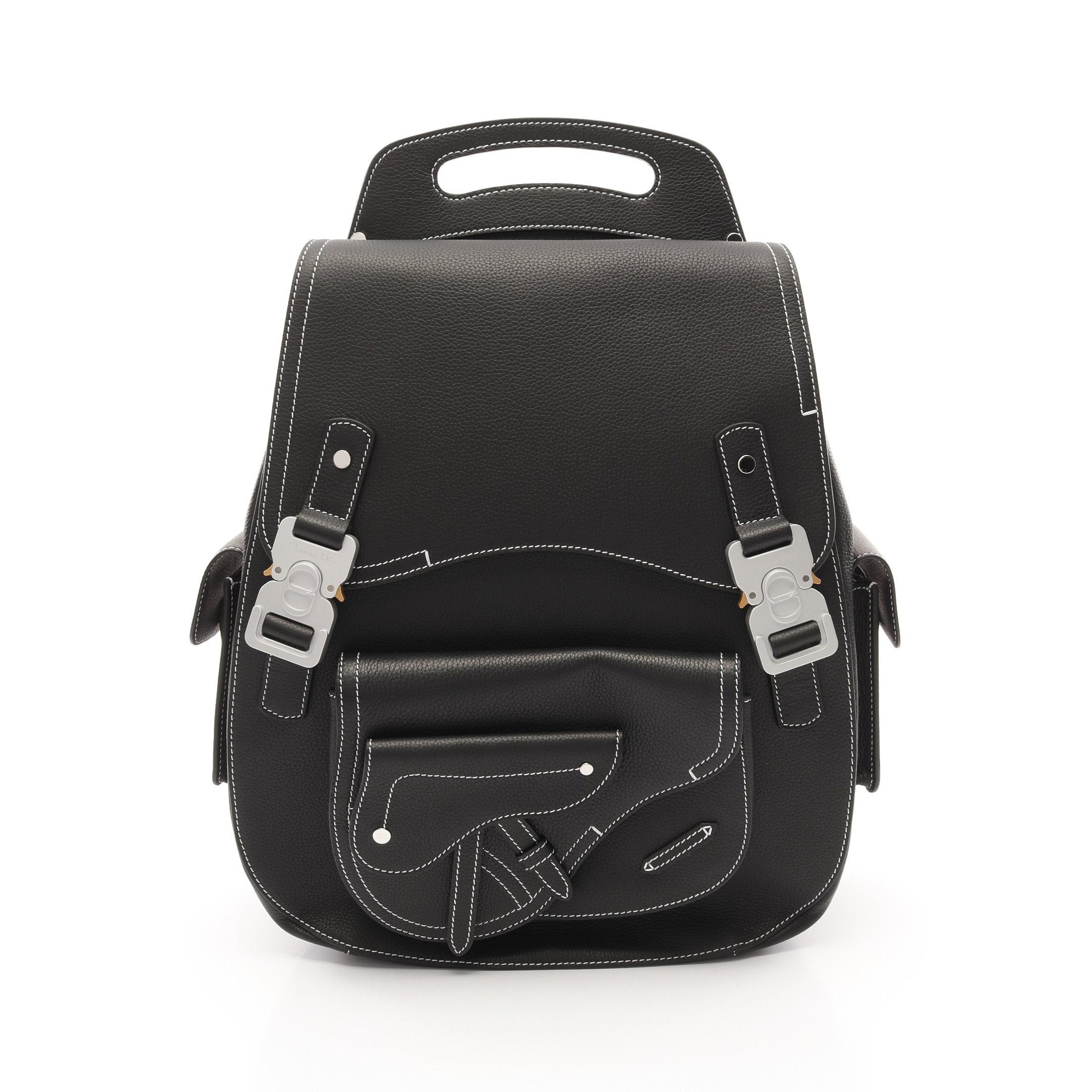 Dior Dior Gallop Backpack Maxi Rucksack Grained Calfskin Black Size ONE SIZE - 1 Thumbnail
