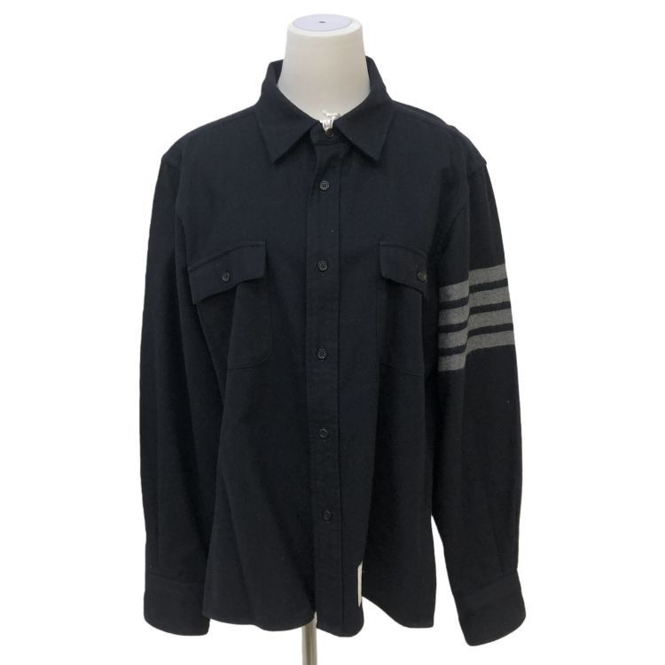 Thom Browne Thom Browne Arm Stripe Shirt Size 3 Size US L / EU 52-54 / 3 - 1 Thumbnail