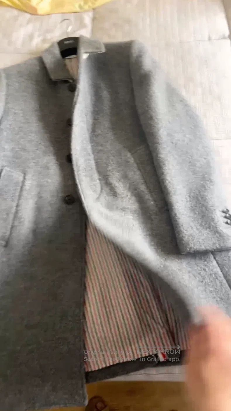 Thom Browne Thom Browne Ultra Thick Wool Overcoat, Classic Gray, Long Size US L / EU 52-54 / 3 - 1 Thumbnail