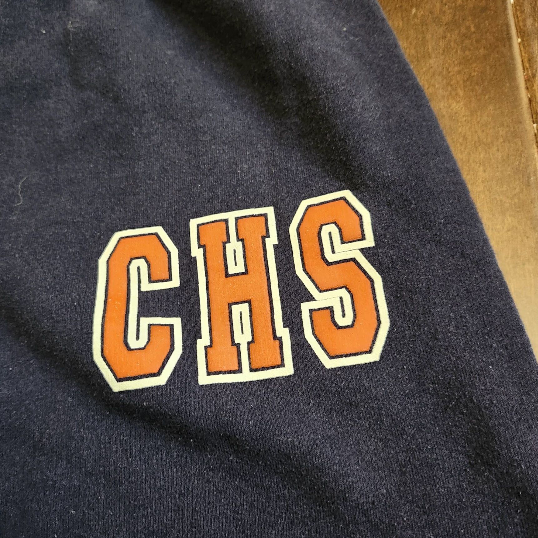 Jerzees VINTAGE JERZEES Chatsworth High School Navy Blue Drawstring Sweatpants - Size S Unisex Adults Pants Winter Spring Fall 27 Inseam Regular 함께 Size US 29 - 5 Thumbnail