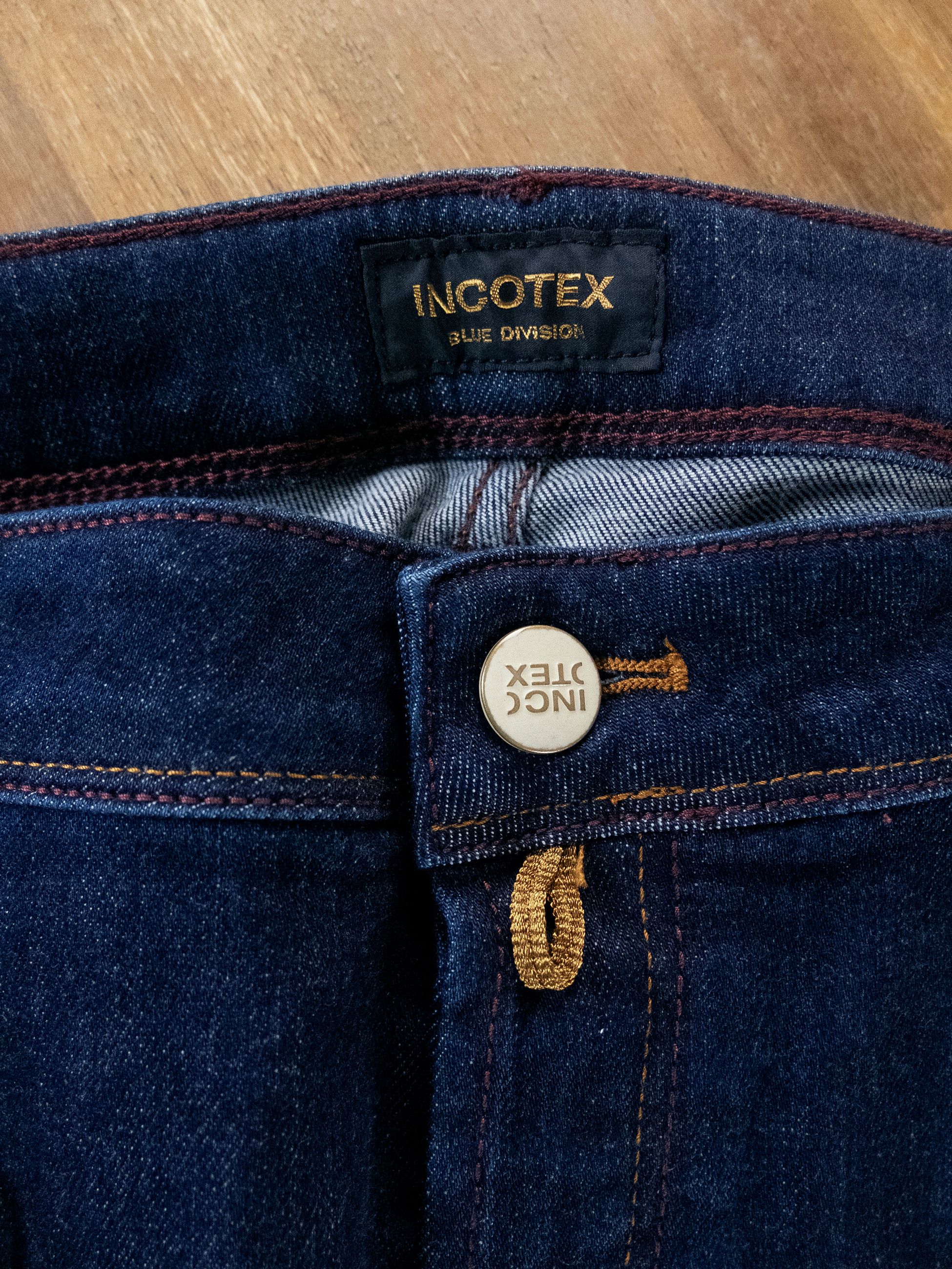 Incotex INCOTEX Blue Division tapered leg navy blue jeans Size 40 Size US 40 / EU 56 - 3 Thumbnail