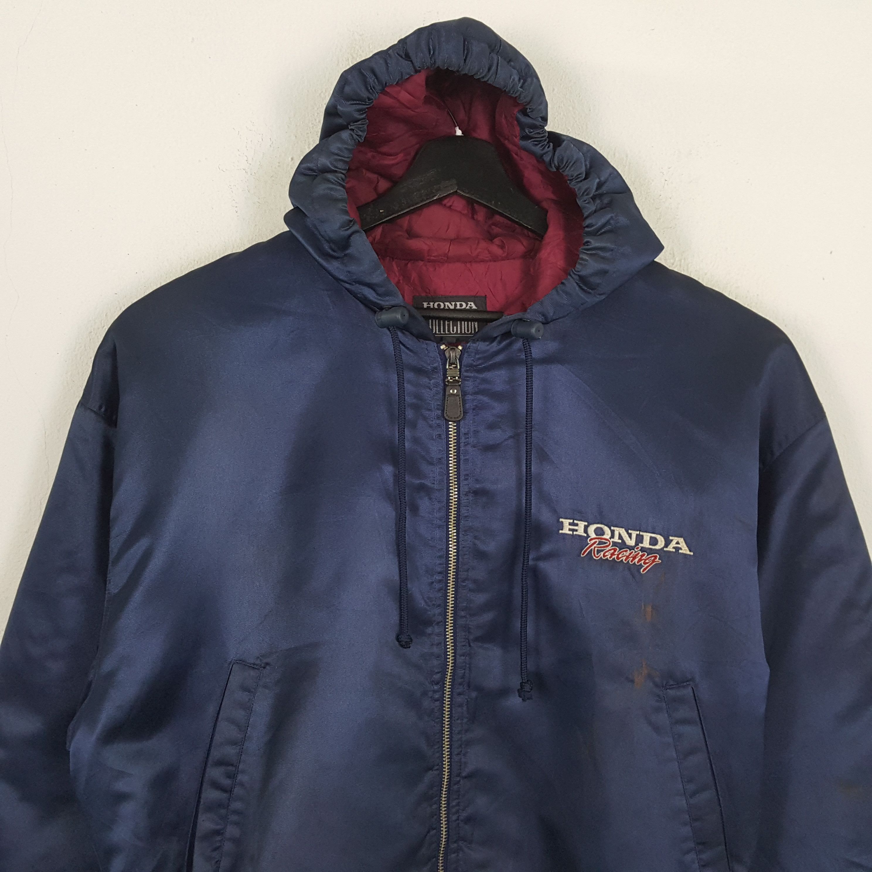 Honda × Vintage HONDA RACING Japanese Motorsports Hoodies Jacket Size US XL / EU 56 / 4 - 4 Thumbnail
