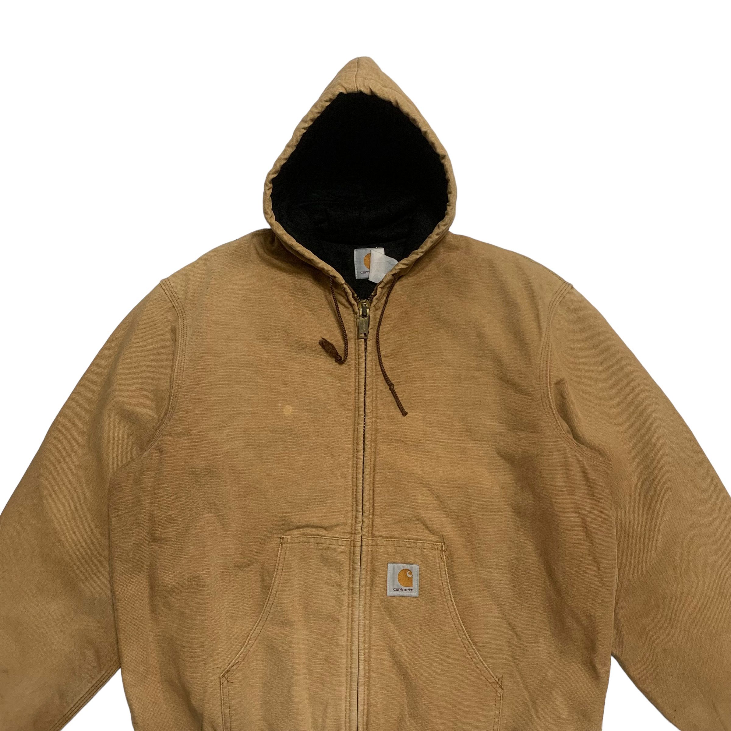 Carhartt Vintage Carhatt Hooded Worker Jacket Size US L / EU 52-54 / 3 - 3 Thumbnail