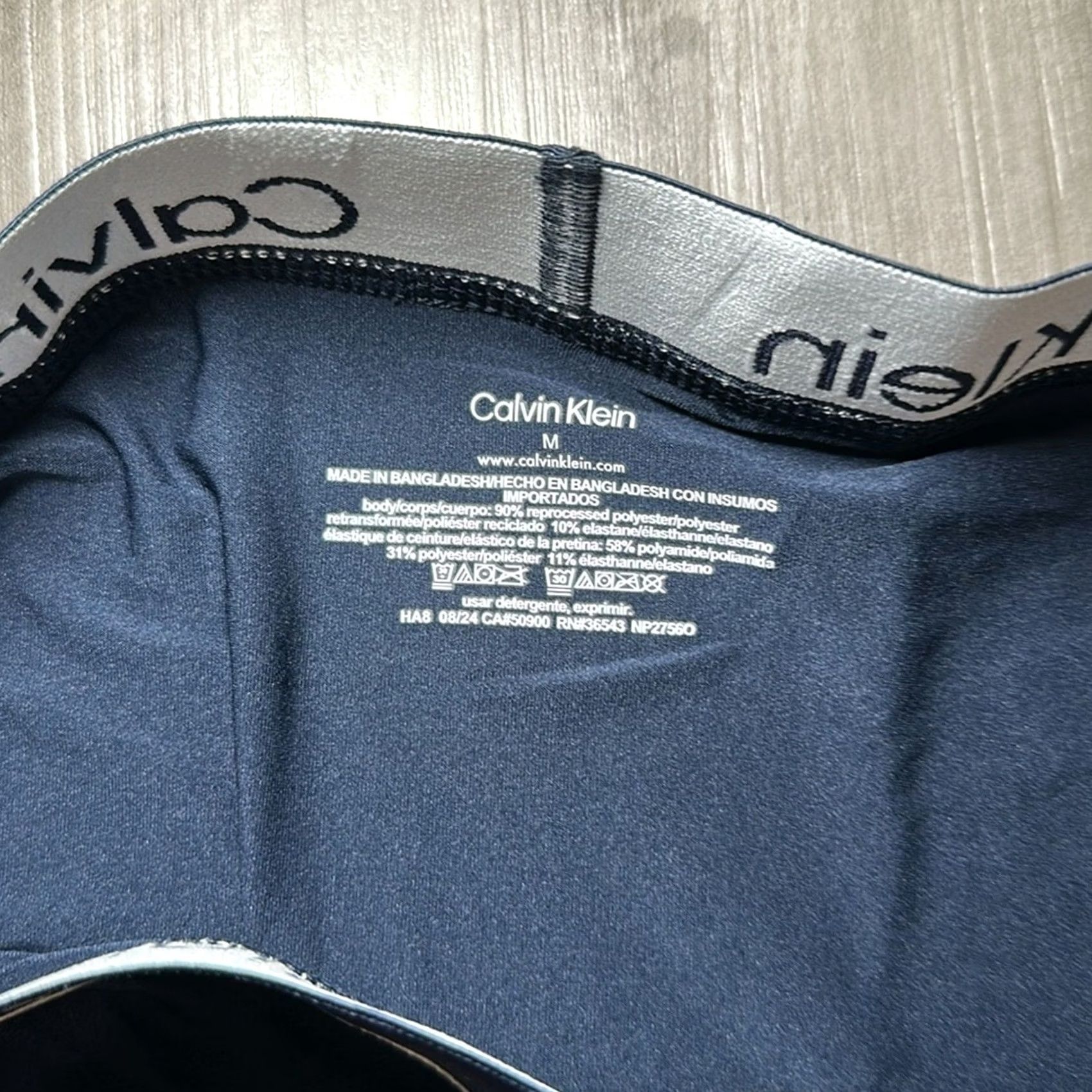 Calvin Klein Calvin Klein Boxer Brief Microfiber - Medium Men Underwear Regular M Blue Size 40R - 3 Thumbnail