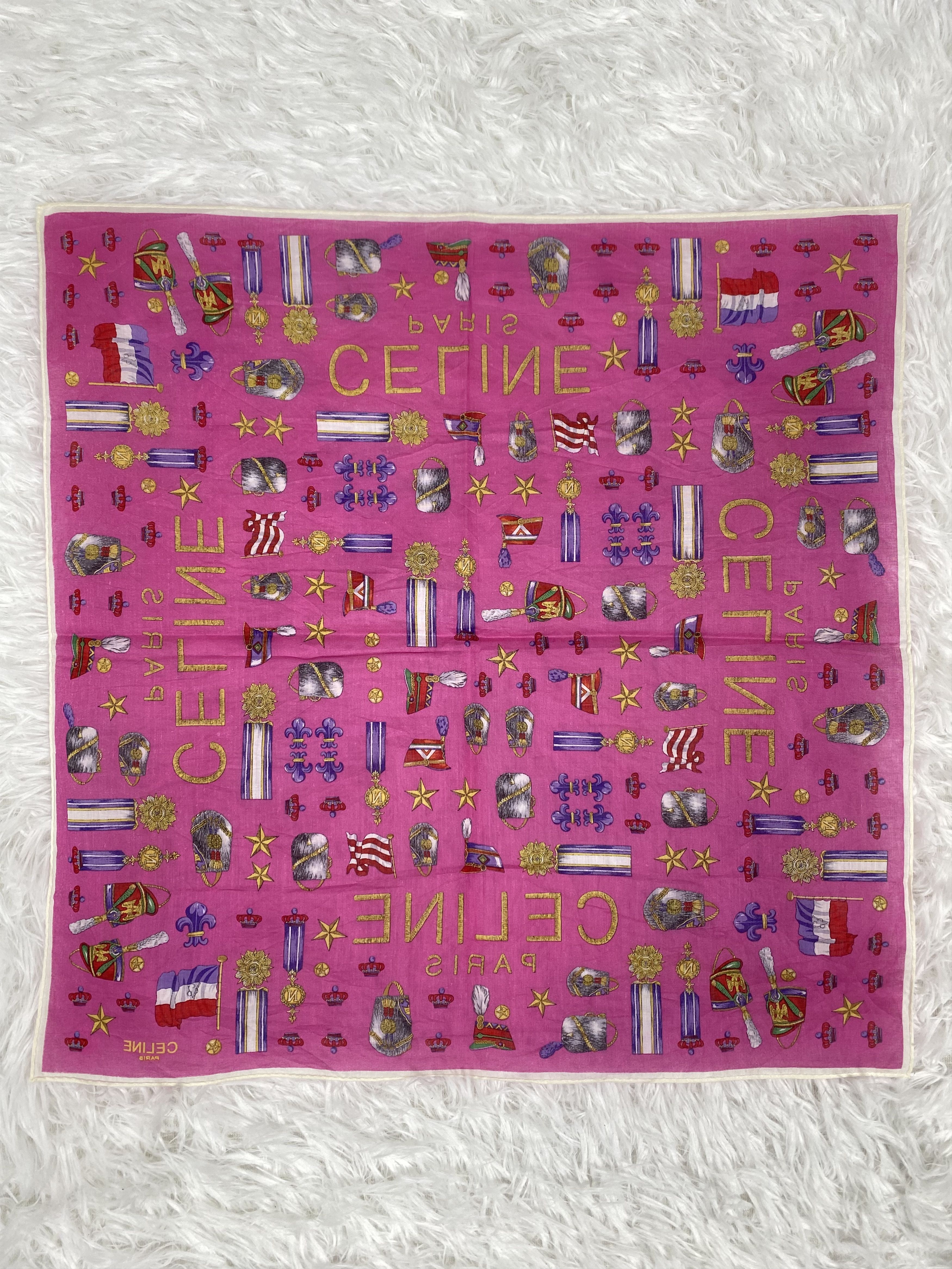 Celine Vintage Celine Handkerchief Neckerchief PH0612 Size ONE SIZE - 5 Thumbnail
