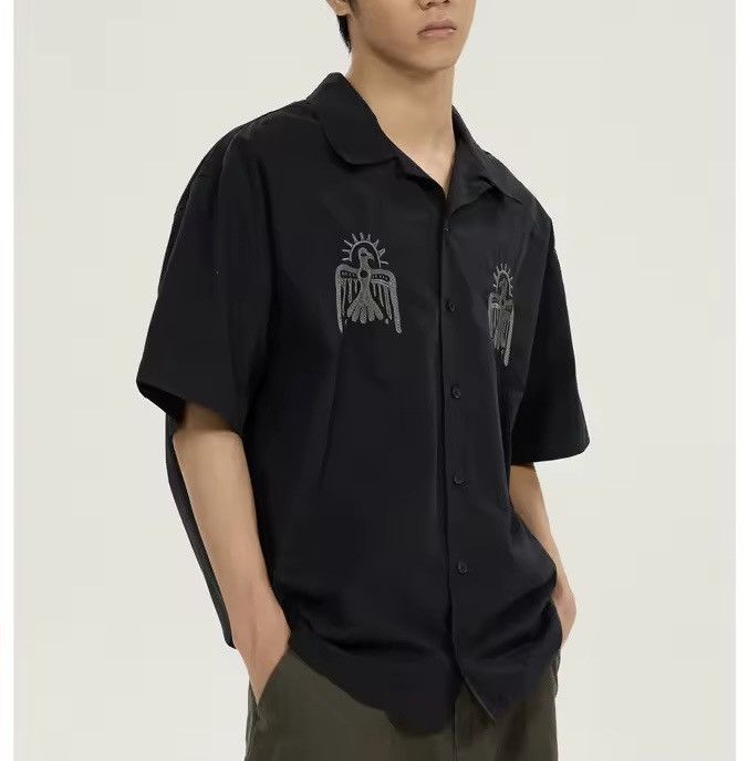 Other Embroidery Casual Retro Streetwear Loose Summer Shirt Size US M / EU 48-50 / 2 - 2 Thumbnail