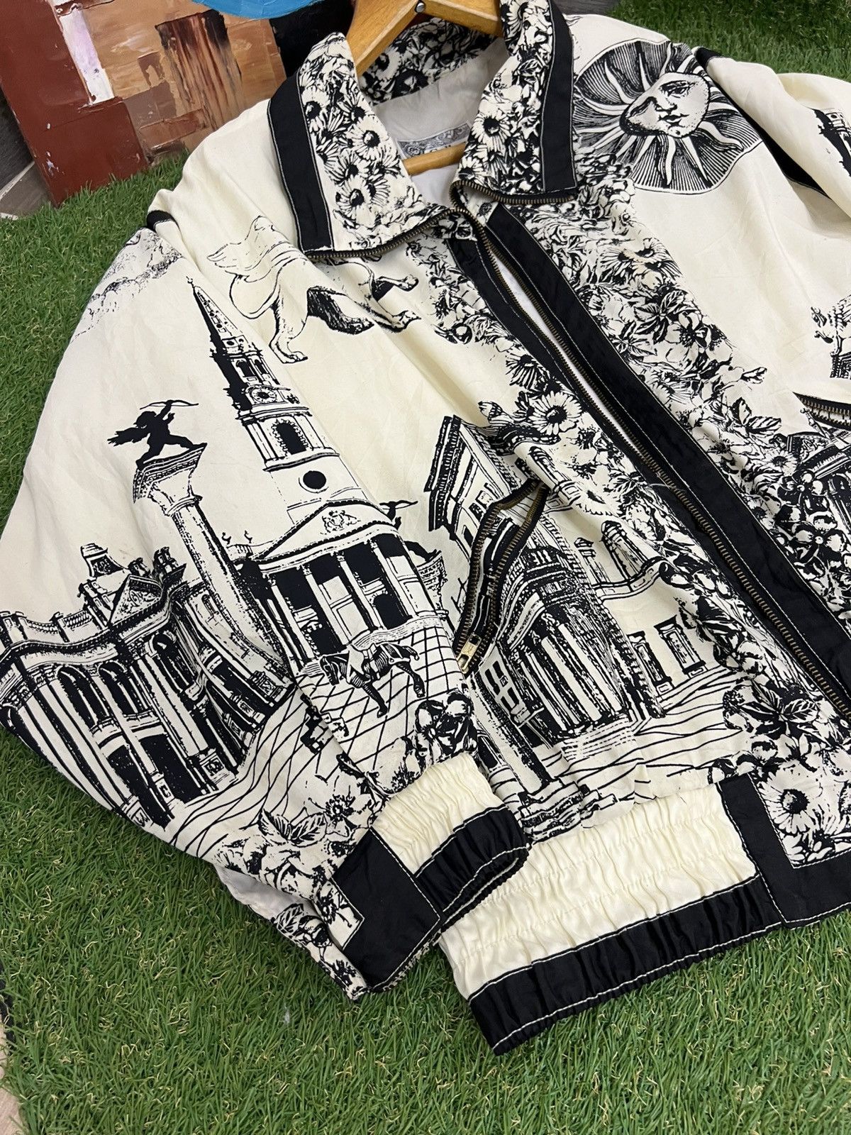 Vintage Printed Y2k Jpg Style Jacket 90s Japanese Brand