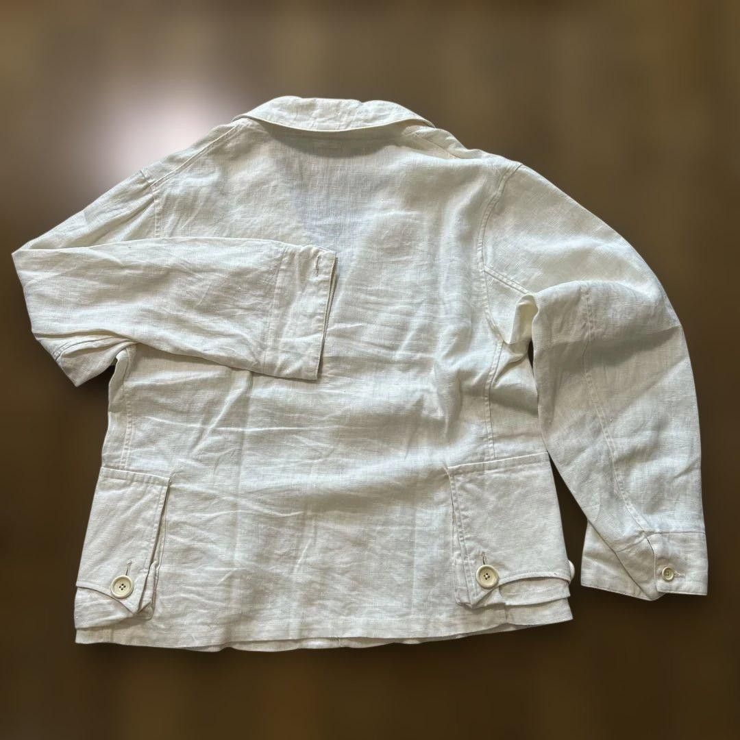 Kapital KAPITAL Linen Blazer White Size 34S - 5 Thumbnail
