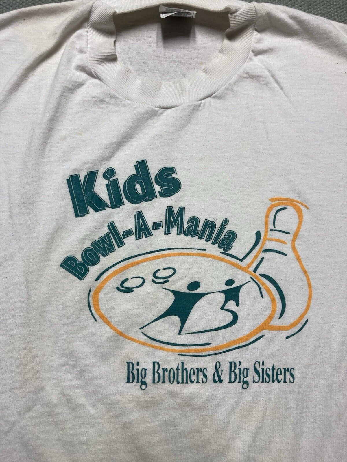 Fruit Of The Loom × Vintage VTG graphic tshirt kids bowl a mania big brothers sisters XL Size US XL / EU 56 / 4 - 3 Thumbnail