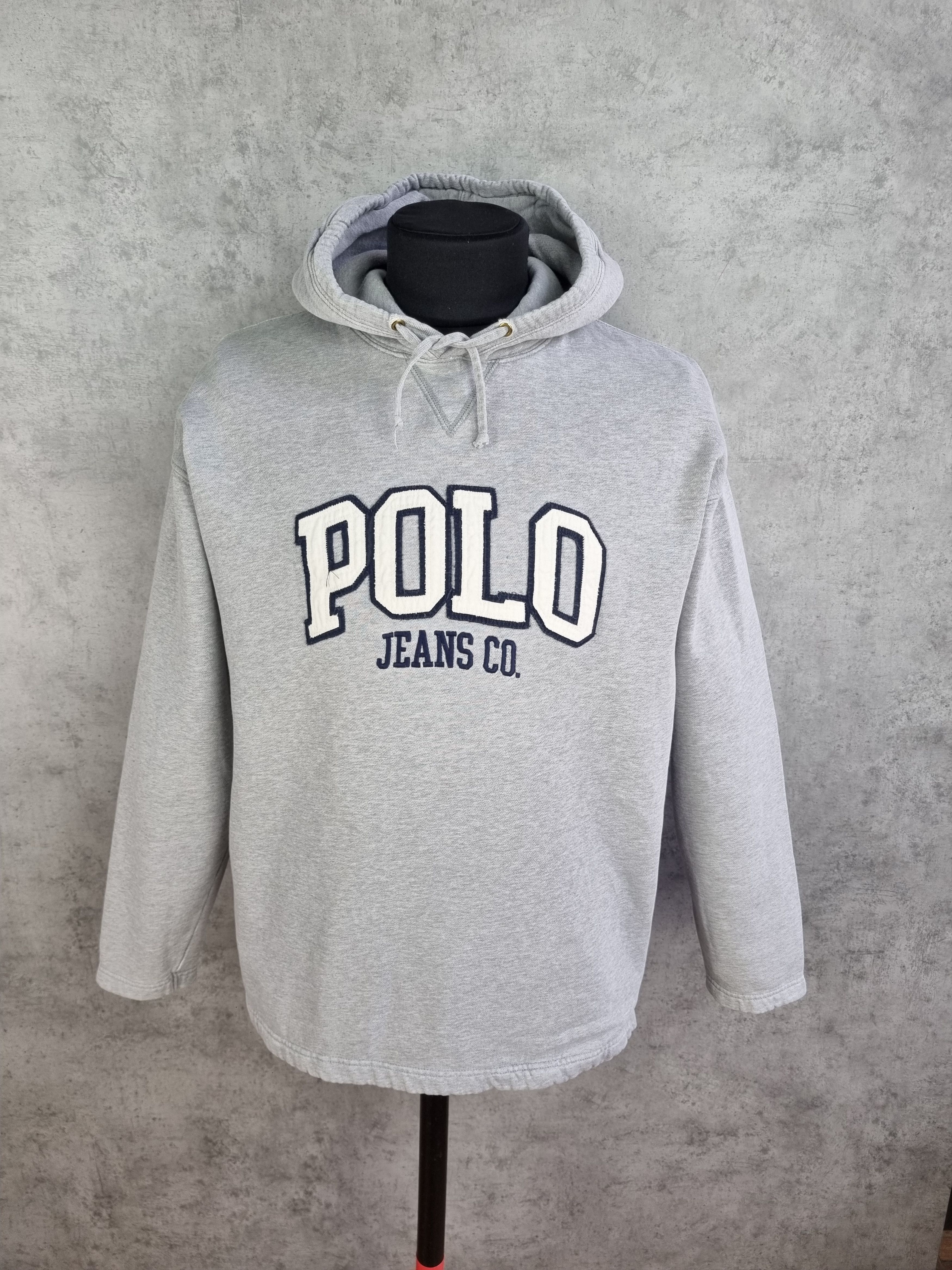 Polo Ralph Lauren × Vintage Polo Sport Ralph Lauren Relaxed Fit Spellout BigLogo Hoodie Size US L / EU 52-54 / 3 - 1 Thumbnail