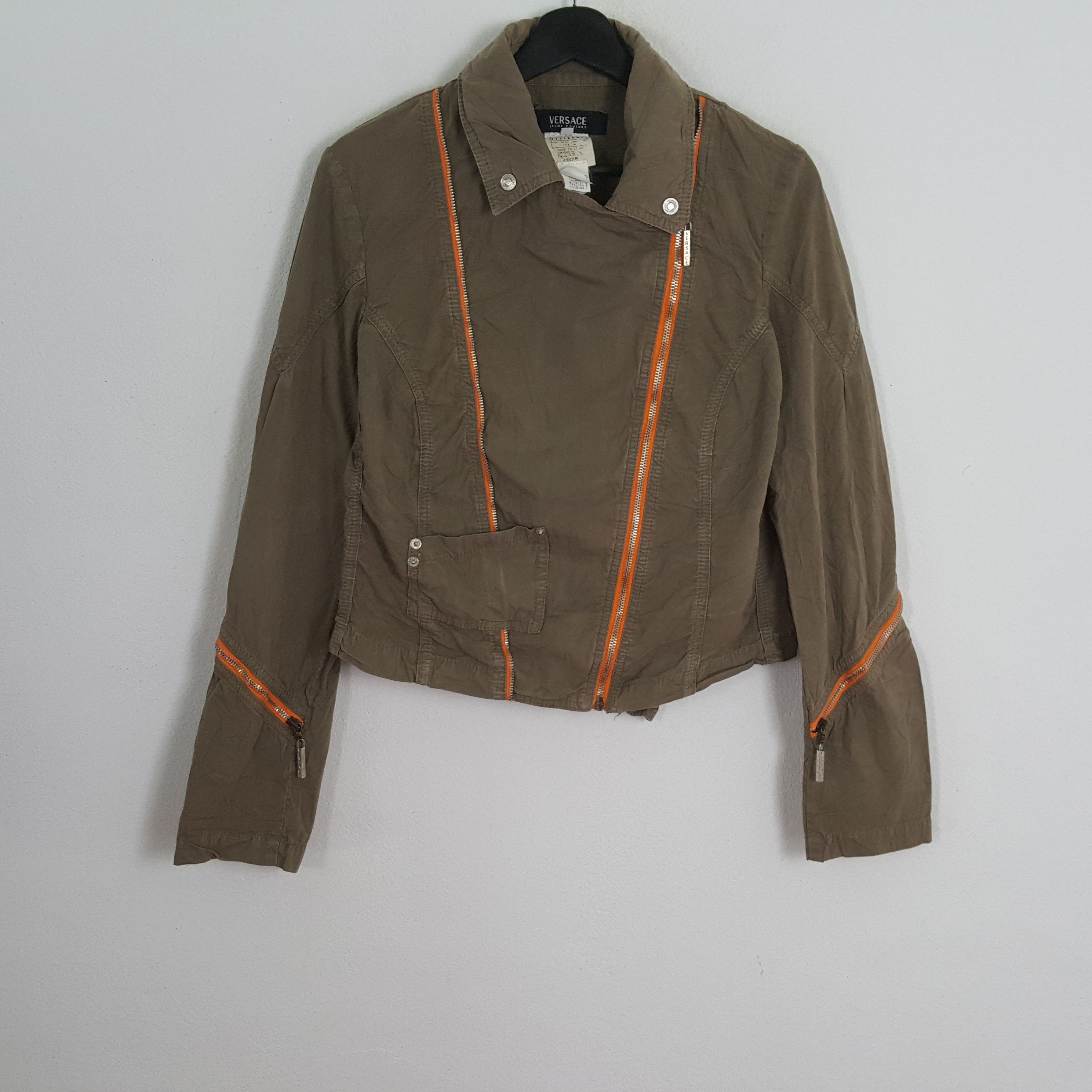 Versace Jeans Couture × Vintage VERSACE JEAN COUTURE Fashion Design Style Jacket Size XS / US 0-2 / IT 36-38 - 1 Thumbnail