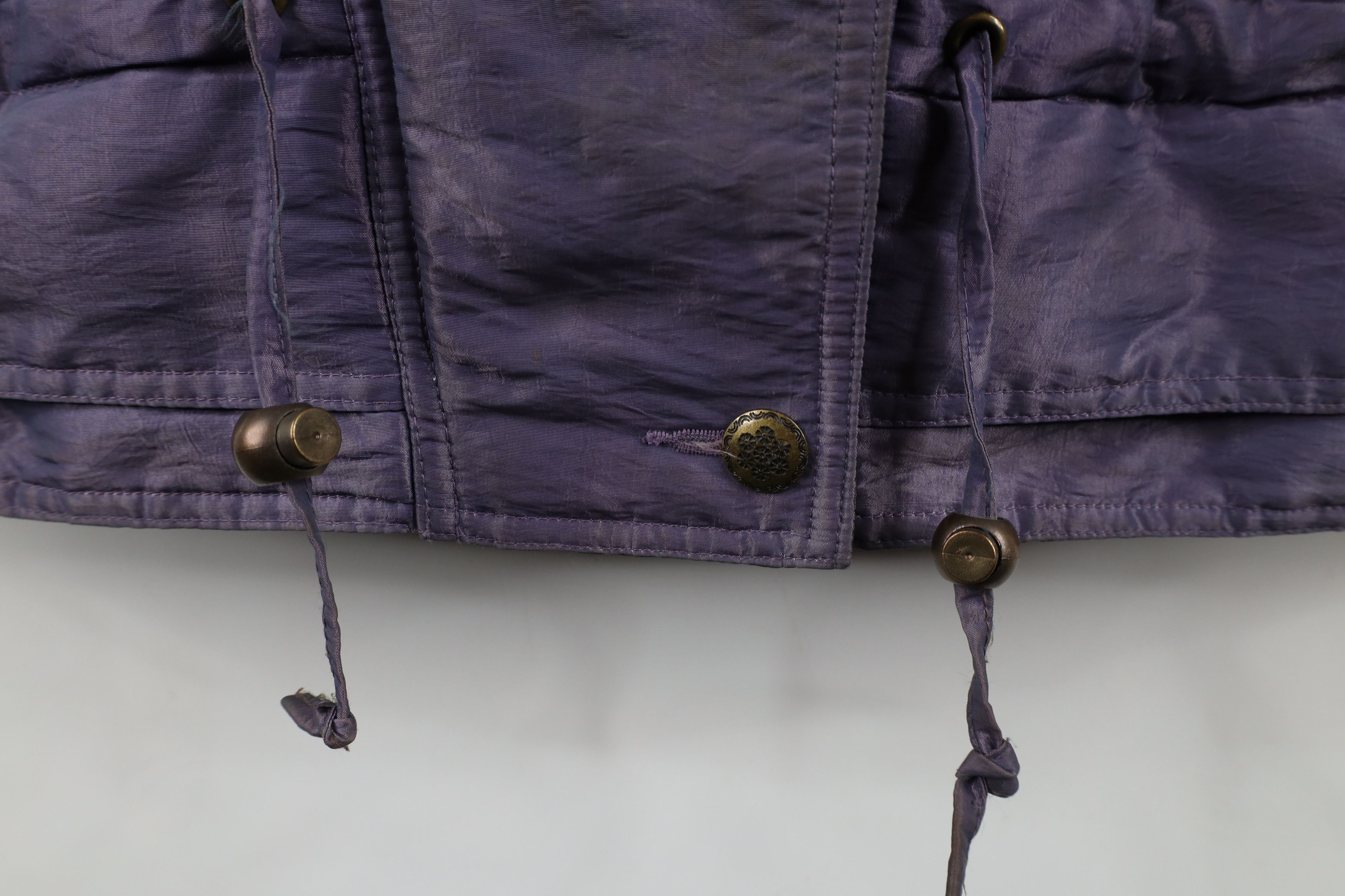 Vintage Vintage 90s Streetwear Corduroy Velour Flower Puffer Jacket Size M / US 6-8 / IT 42-44 - 5 Thumbnail