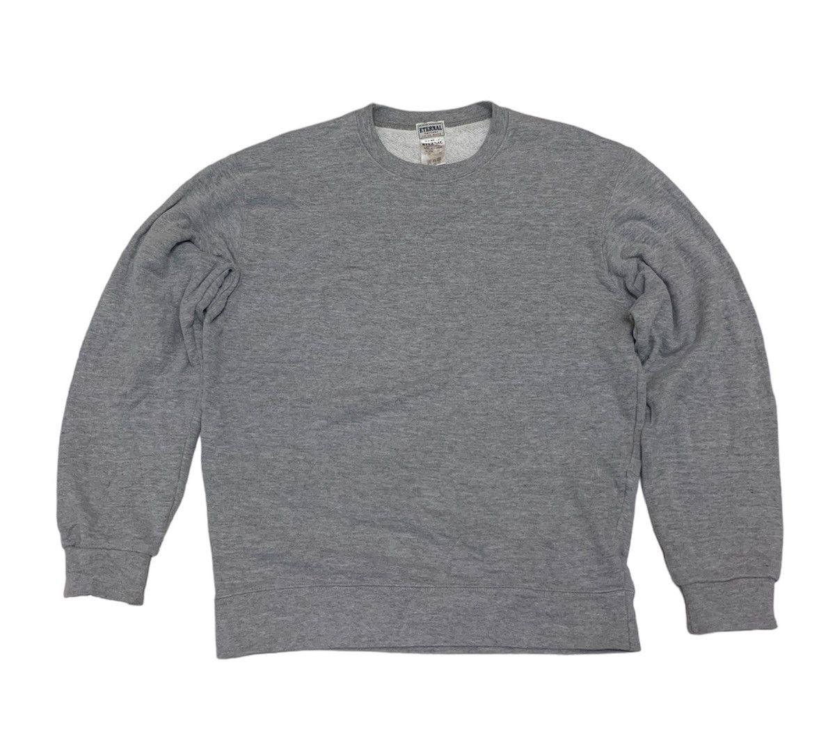 image of Vintage Eternal Japan Union Made Plain Grey Sweatshirt, Men's (Size Medium)